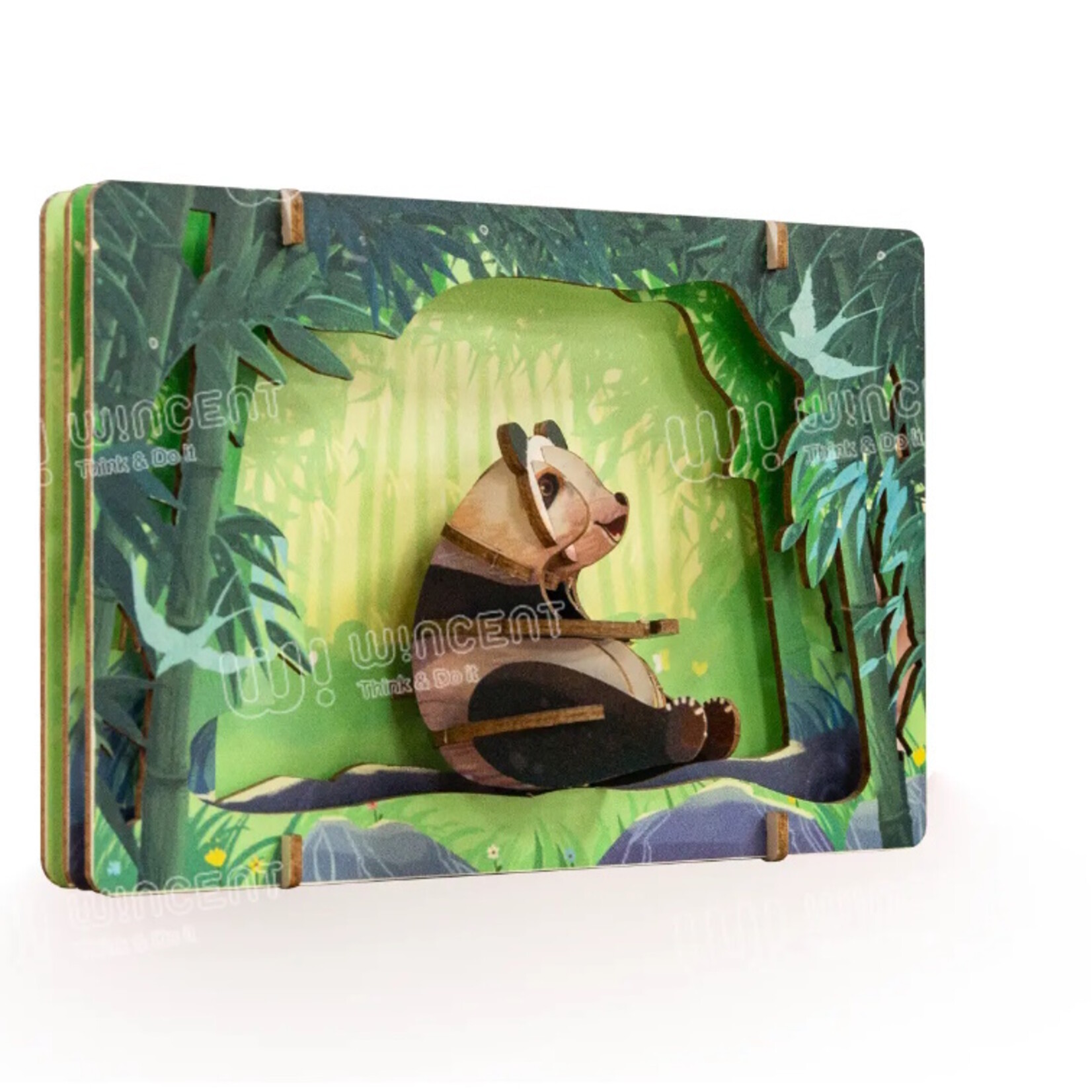 Ugears DIY 3D Theater Puzzle Panda