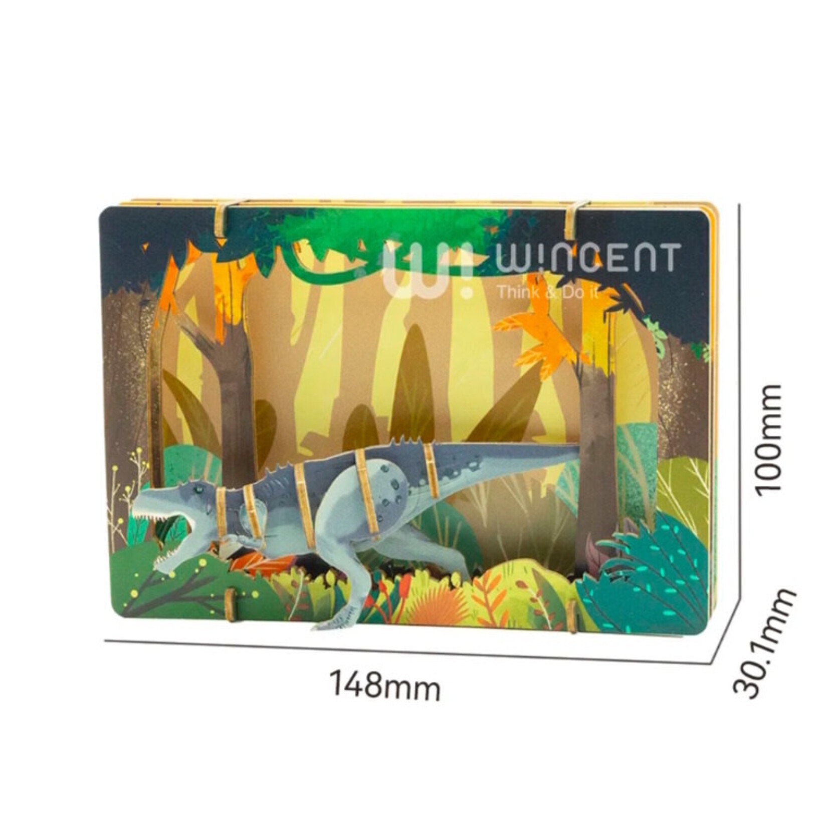 Ugears DIY 3D Theater Puzzle Tyrannosaurus