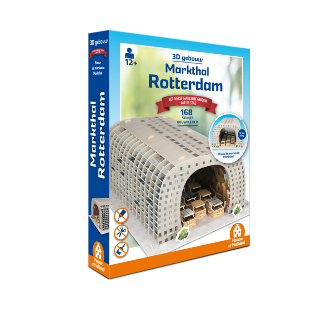 House of Holland PUZZEL 3D Gebouw - Markthal Rotterdam (168)