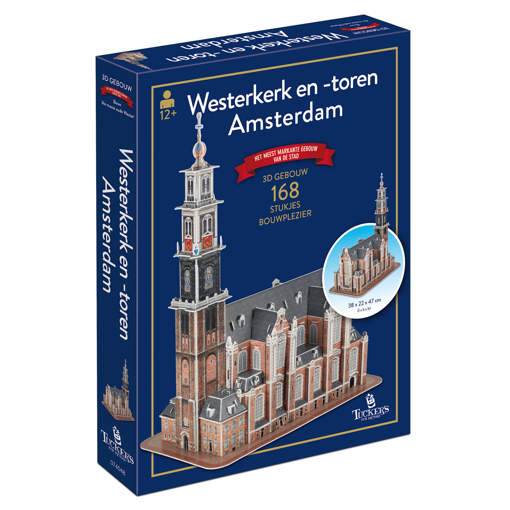 Tucker's Fun Factory PUZZEL 3D Westerkerk Amsterdam (168)