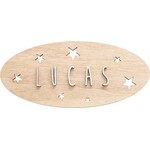 Vintiun Display Vintiun Deurbordje - te personaliseren met naam - sterren