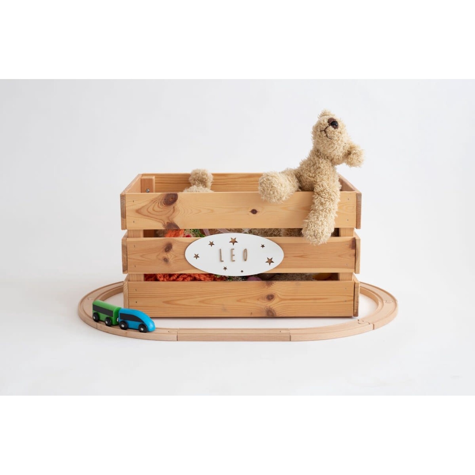 Vintiun Display Vintiun Deurbordje - te personaliseren met naam - sterren