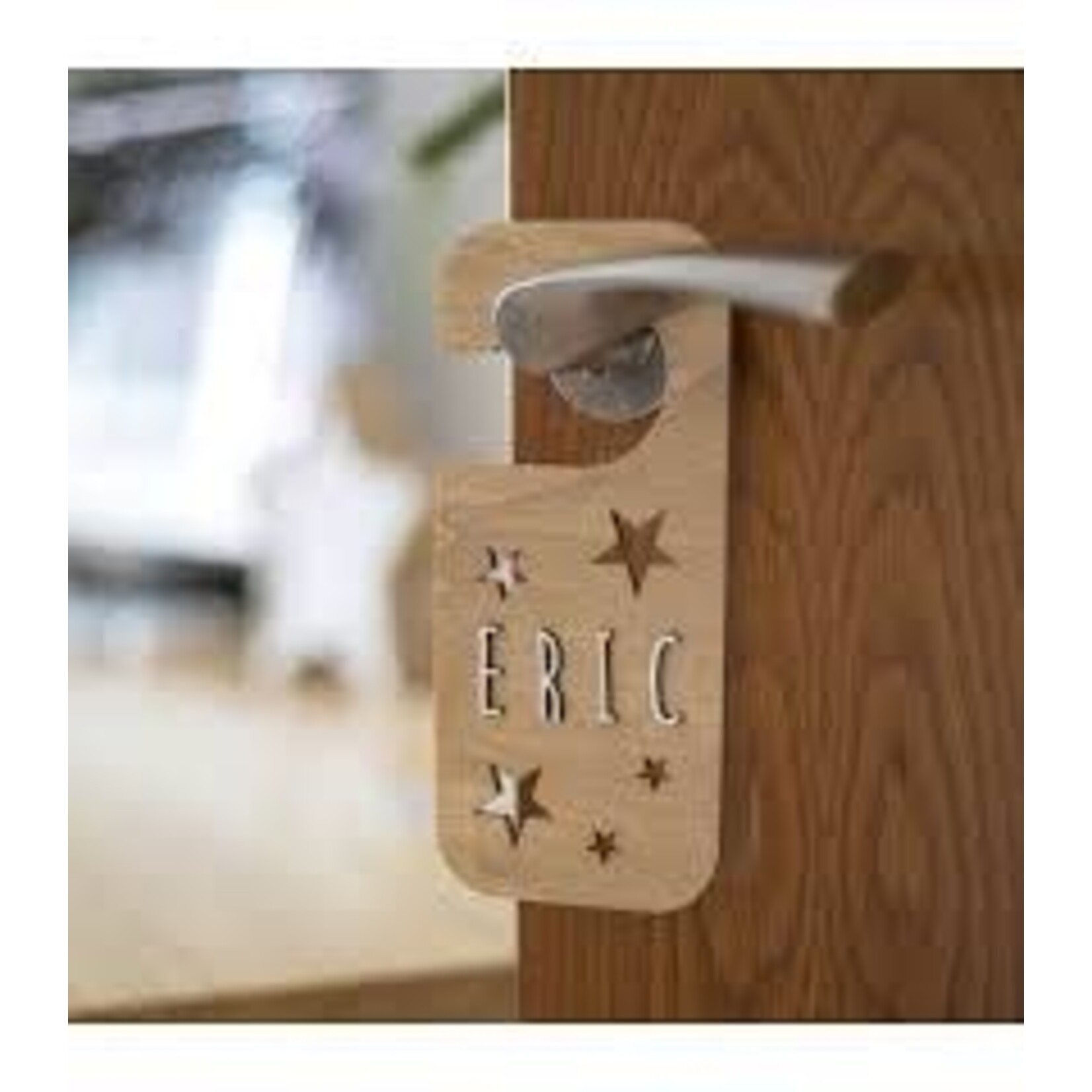 Vintiun Display Vintiun Deurbordje - te personaliseren met naam - sterren - hanger