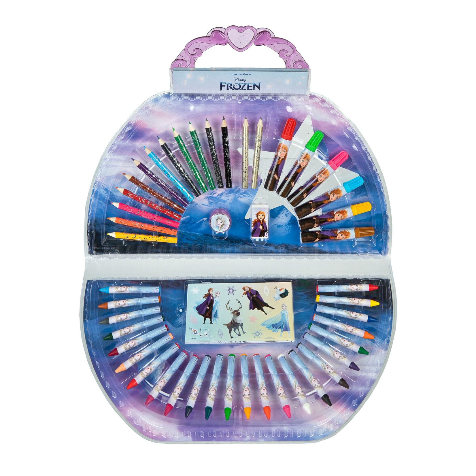 Frozen Frozen Kleurkoffer 51-delig