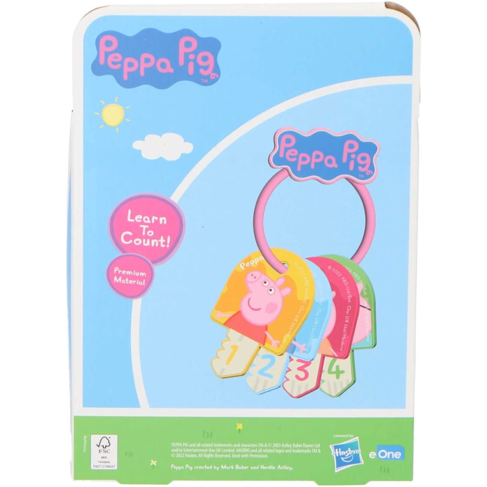 Peppa Peppa Pig - Speelgoed Autosleutels - Leren tellen