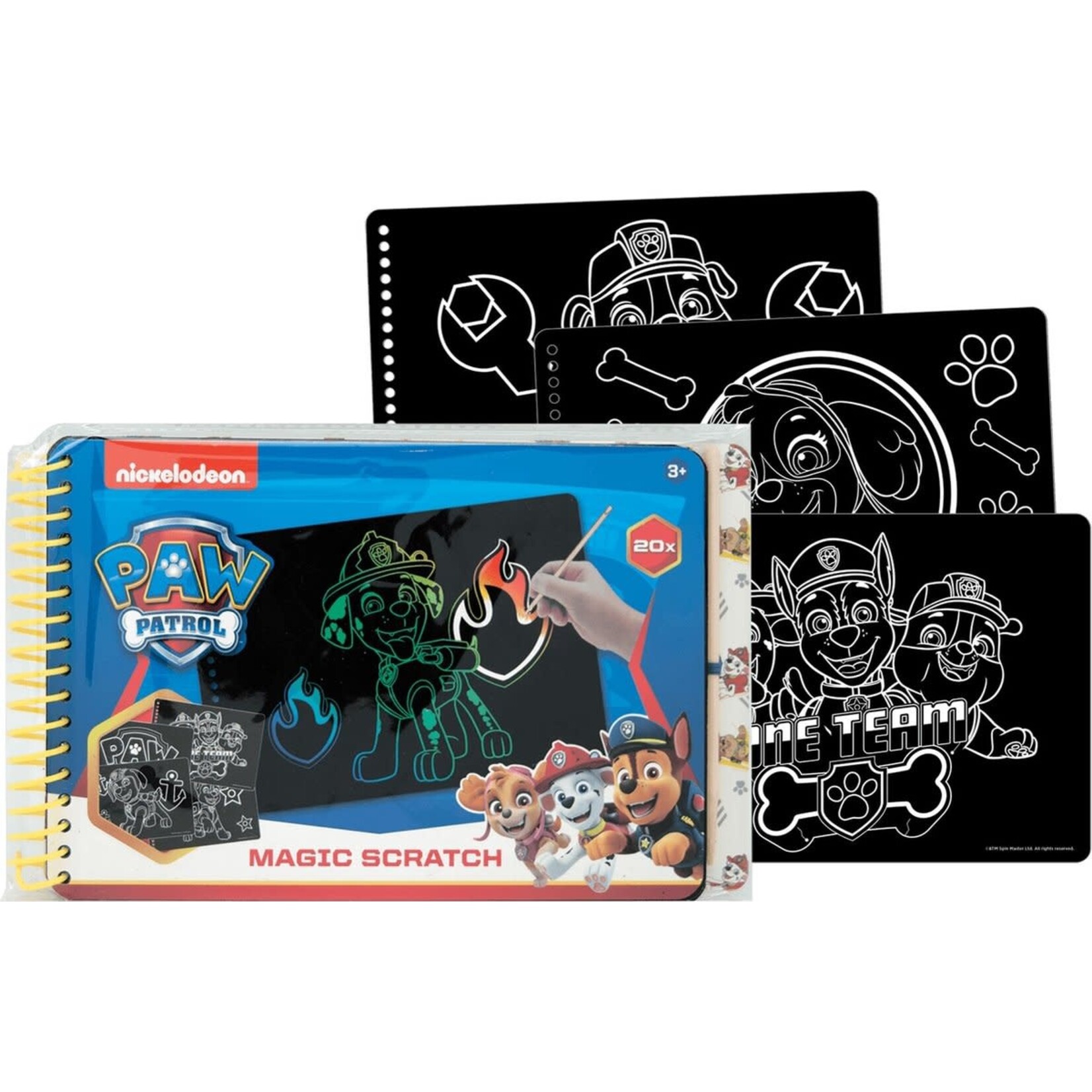 Paw Patrol PAW PATROL MAGIC SCRATCH BOEK  - 20 pagina's