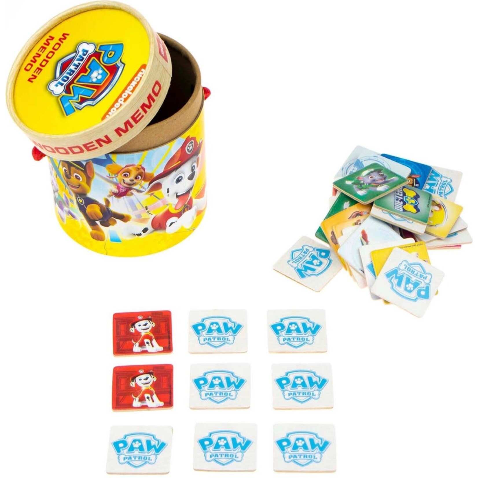 Paw Patrol PAW PATROL HOUTEN MEMO SPEL