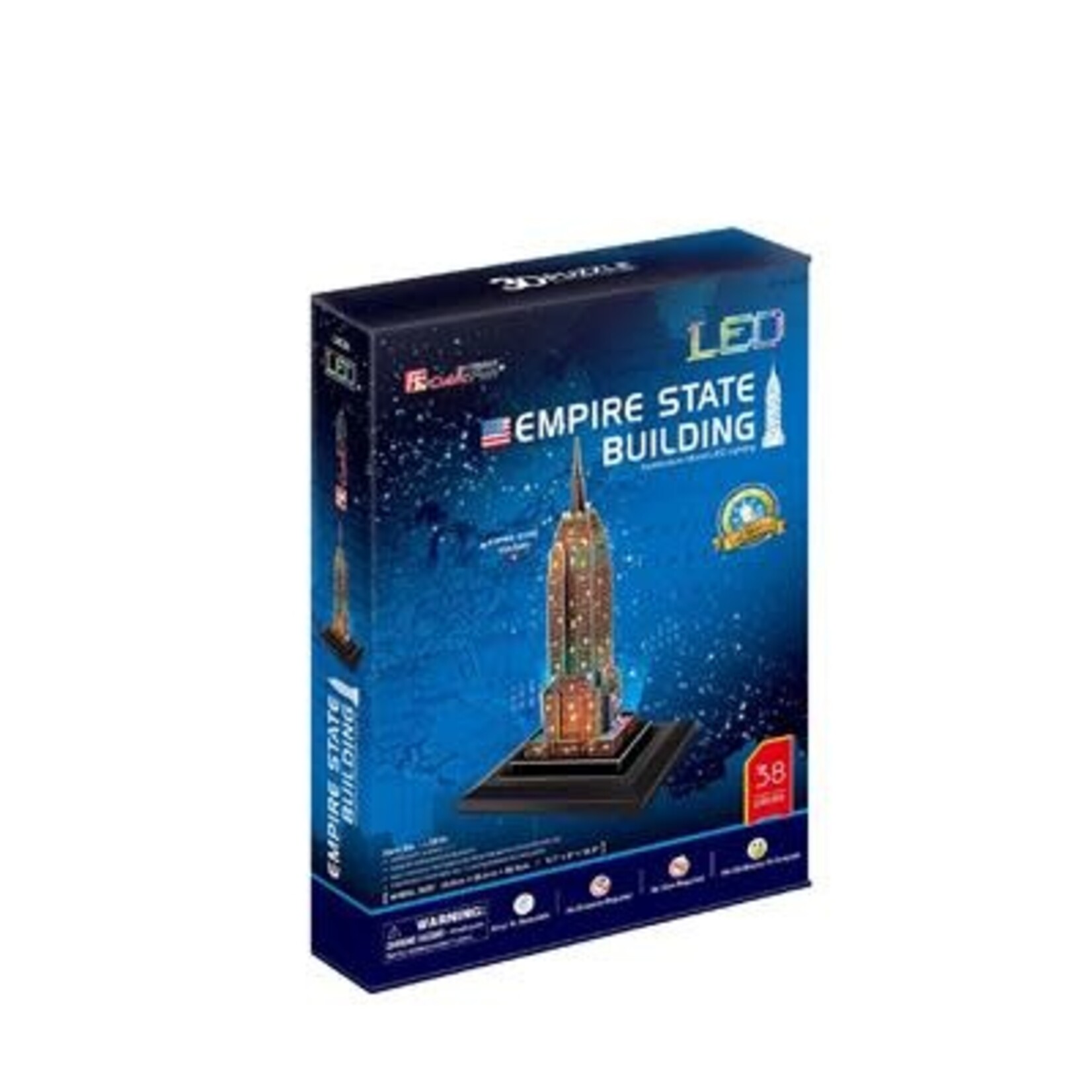 Cubic Fun Cubic Fun 3d Puzzel Empire State Building LED