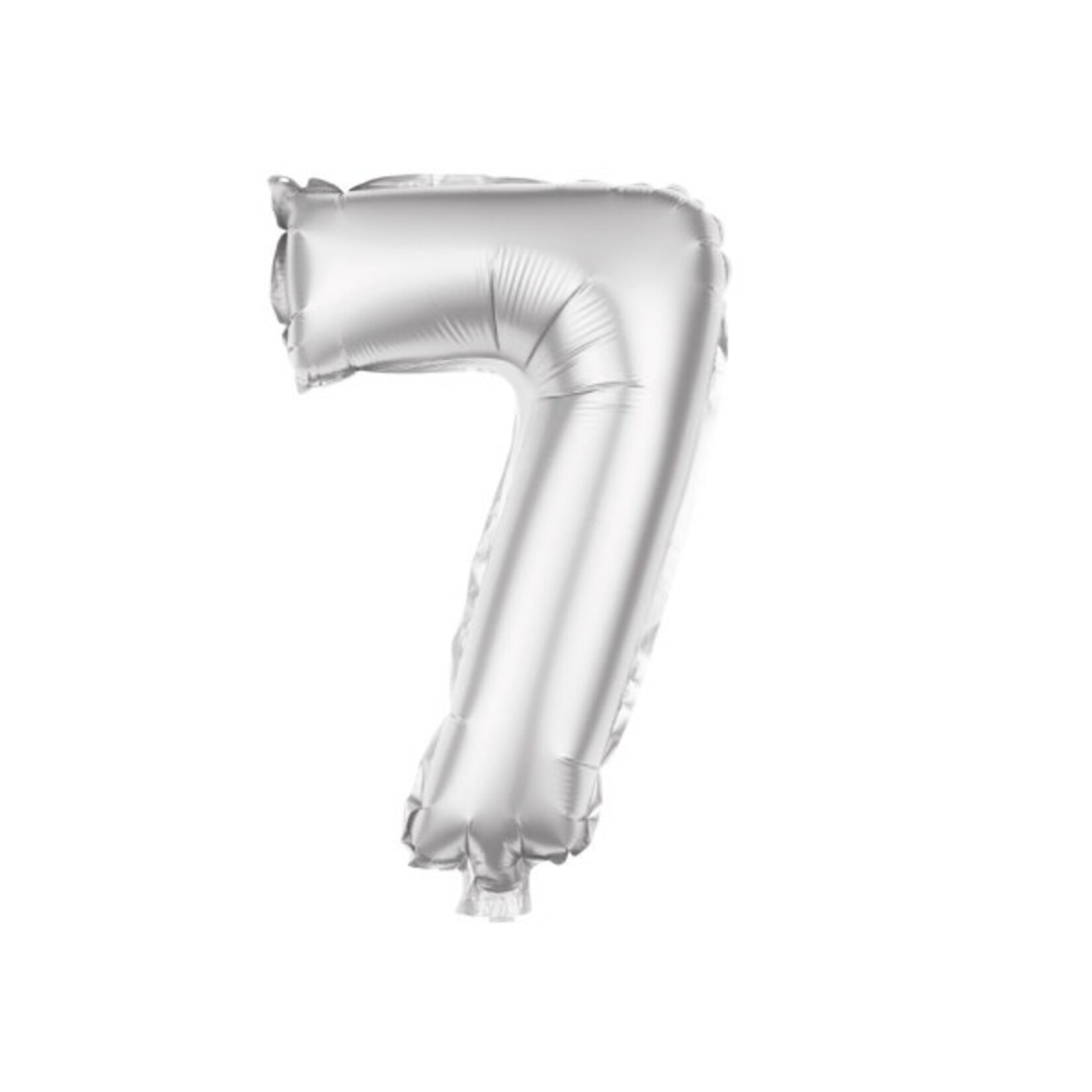 Vedes Folieballon Nummer 7 Zilver 100cm