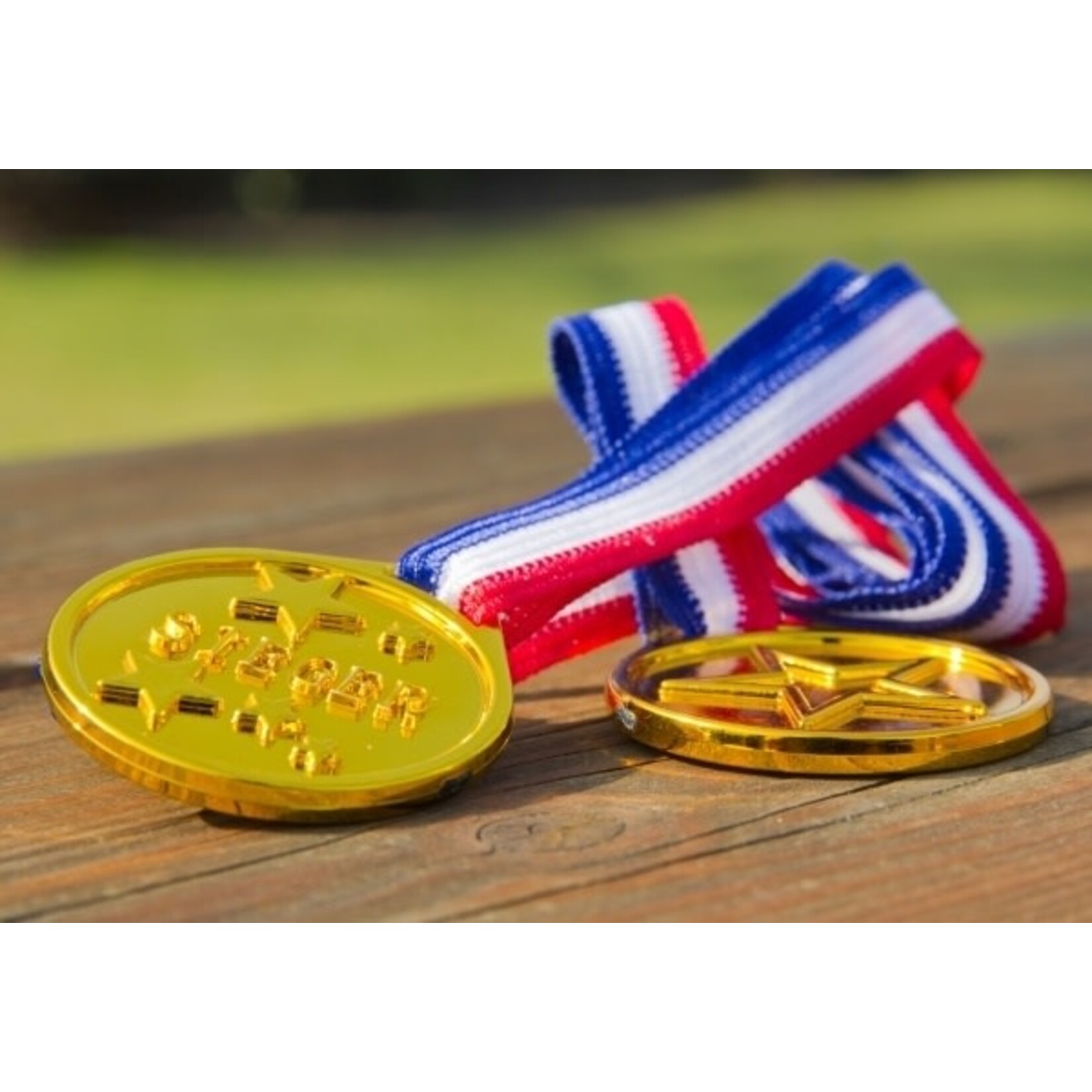 Toy Fun Medailles met lint, 6 stuks, B190xH250mm