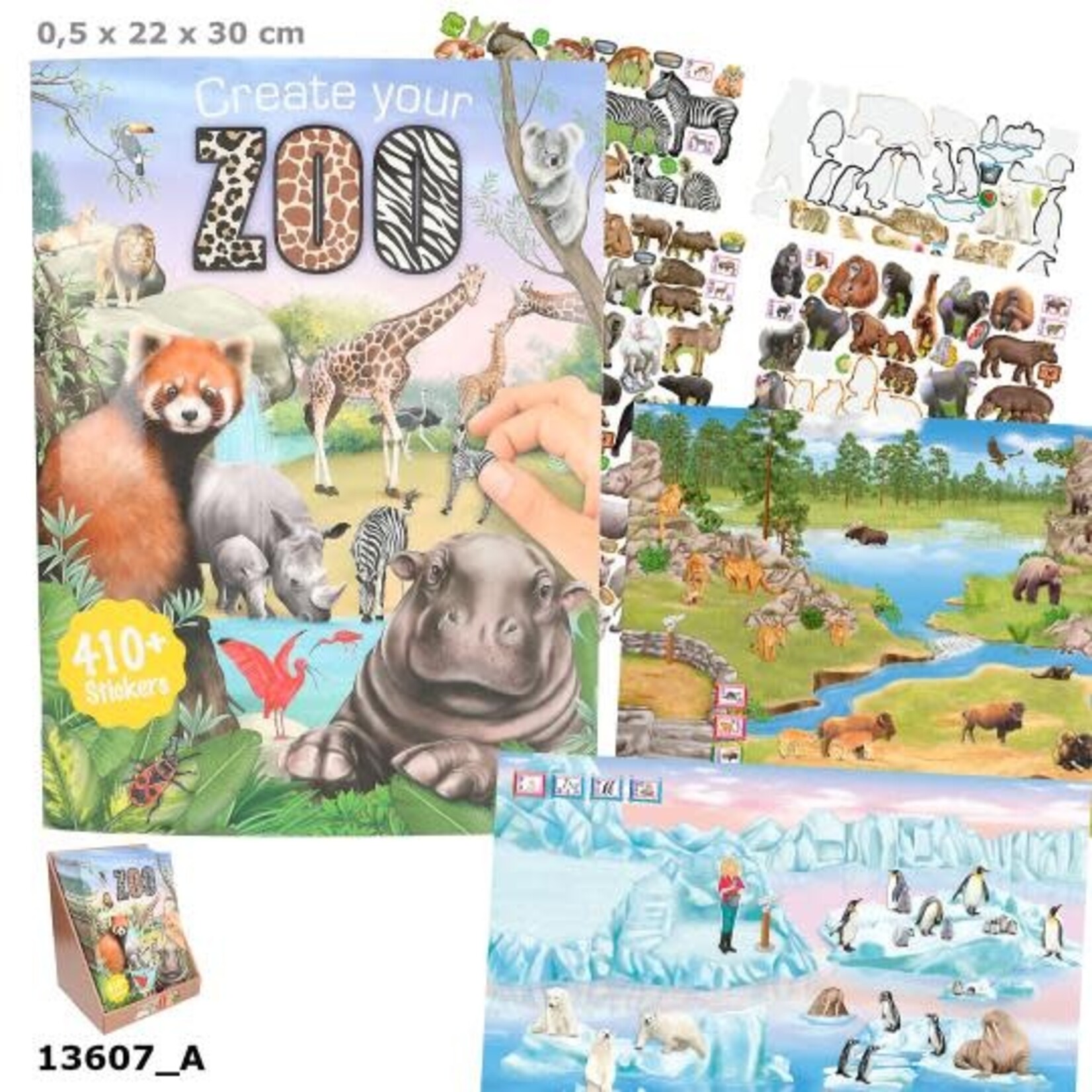 Dinoworld Create your ZOO stickerboek