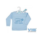 VIB T-Shirt sssstt! Papa en ik kijken voetbal 3M Lichtblauw