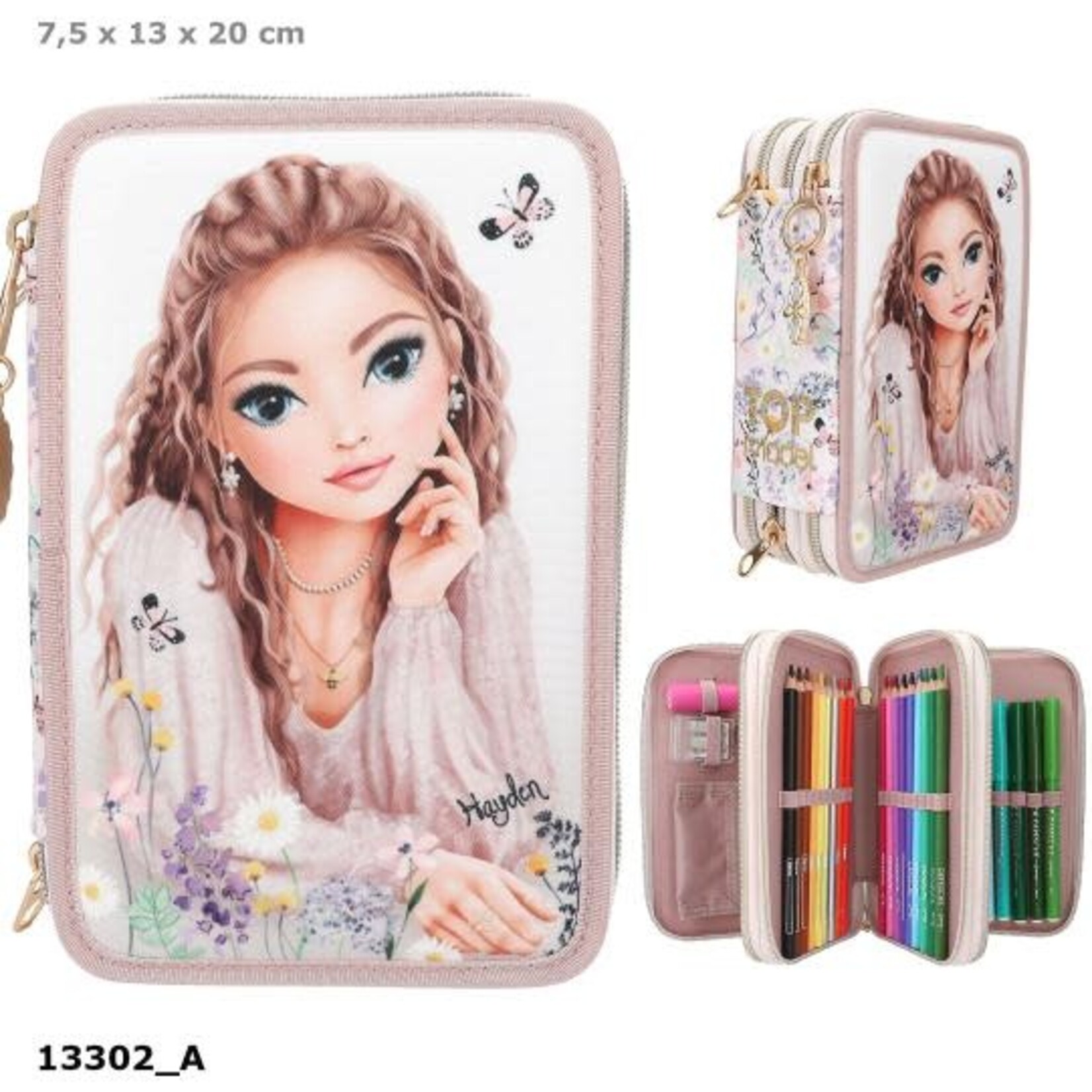 Topmodel TOPModel 3-vaks etui SUMMER FEELING