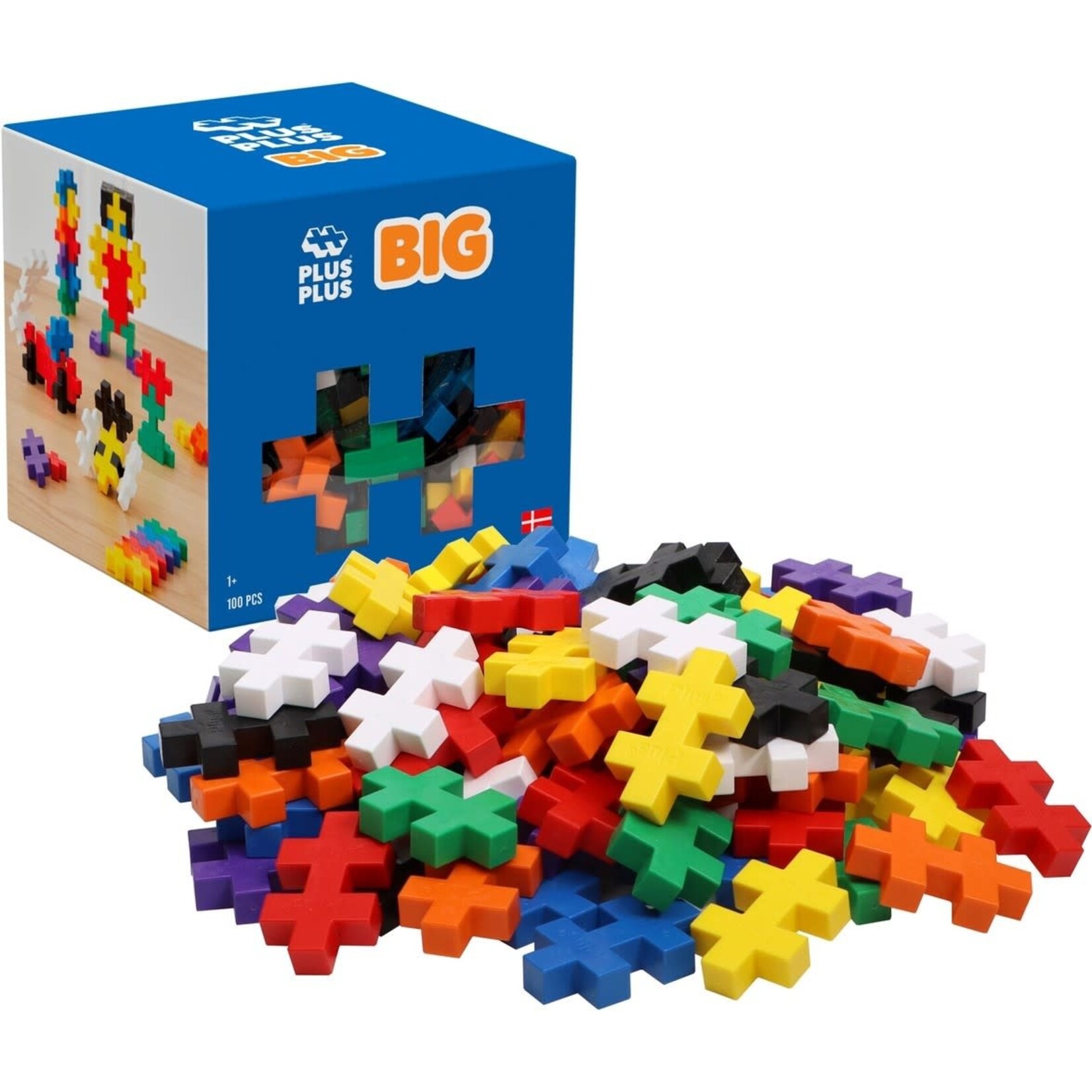 Plus Plus Basic BIG Plus-Plus: 100 stuks