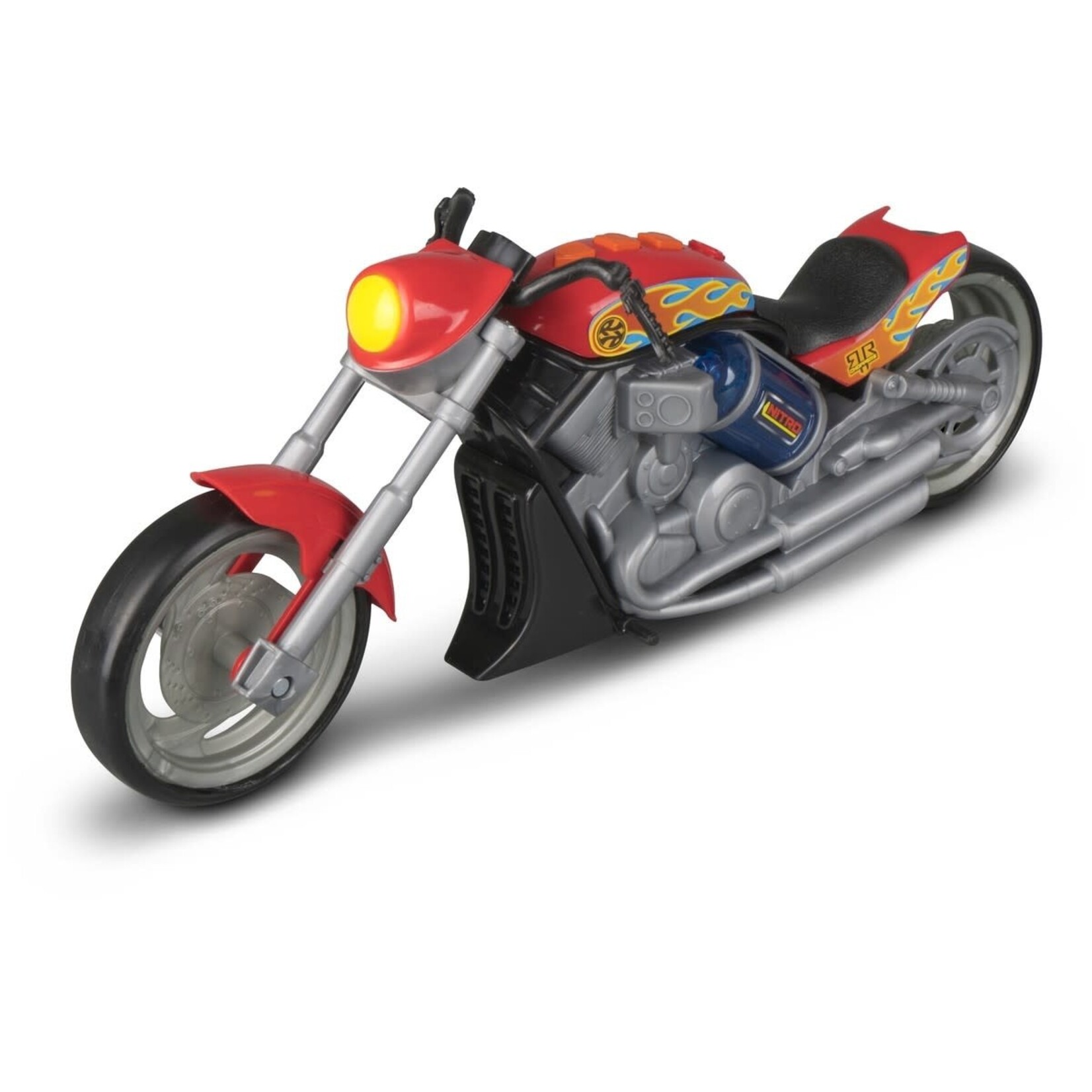 Nikko Nikko Road Rippers Nitro Burnout Chopper: Red Flames