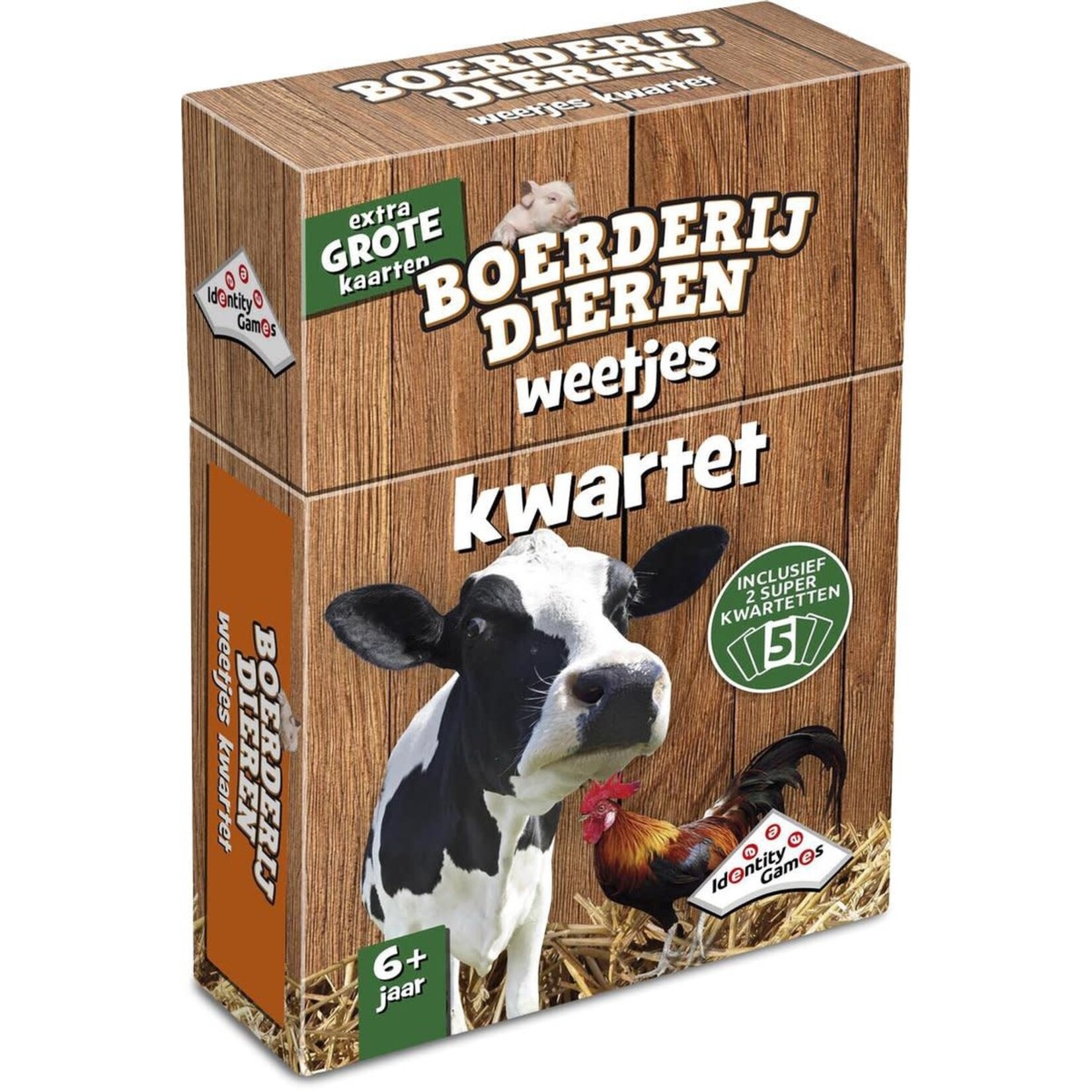 999 Games SPEL BOERDERIJDIEREN WEETJES KWARTET