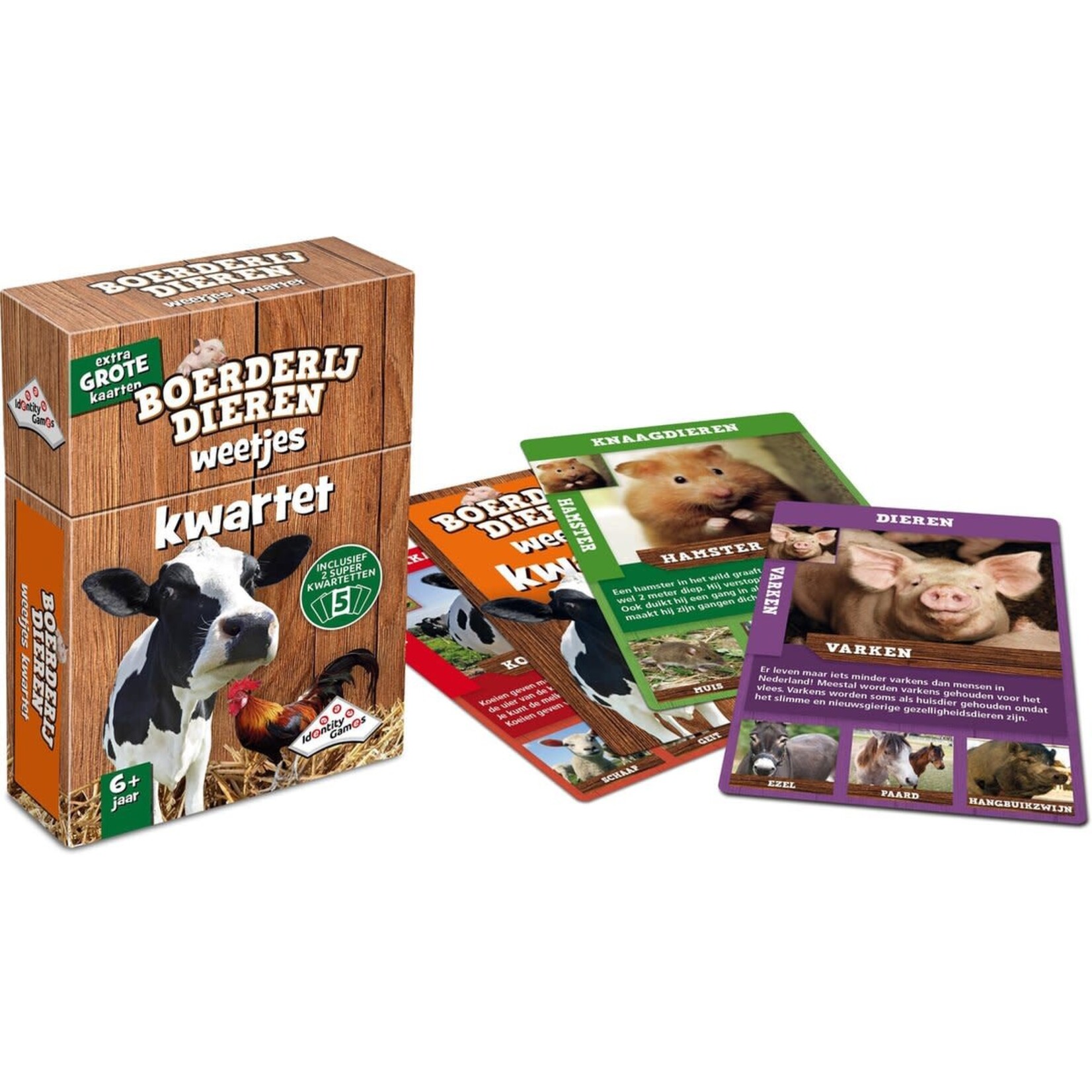 999 Games SPEL BOERDERIJDIEREN WEETJES KWARTET