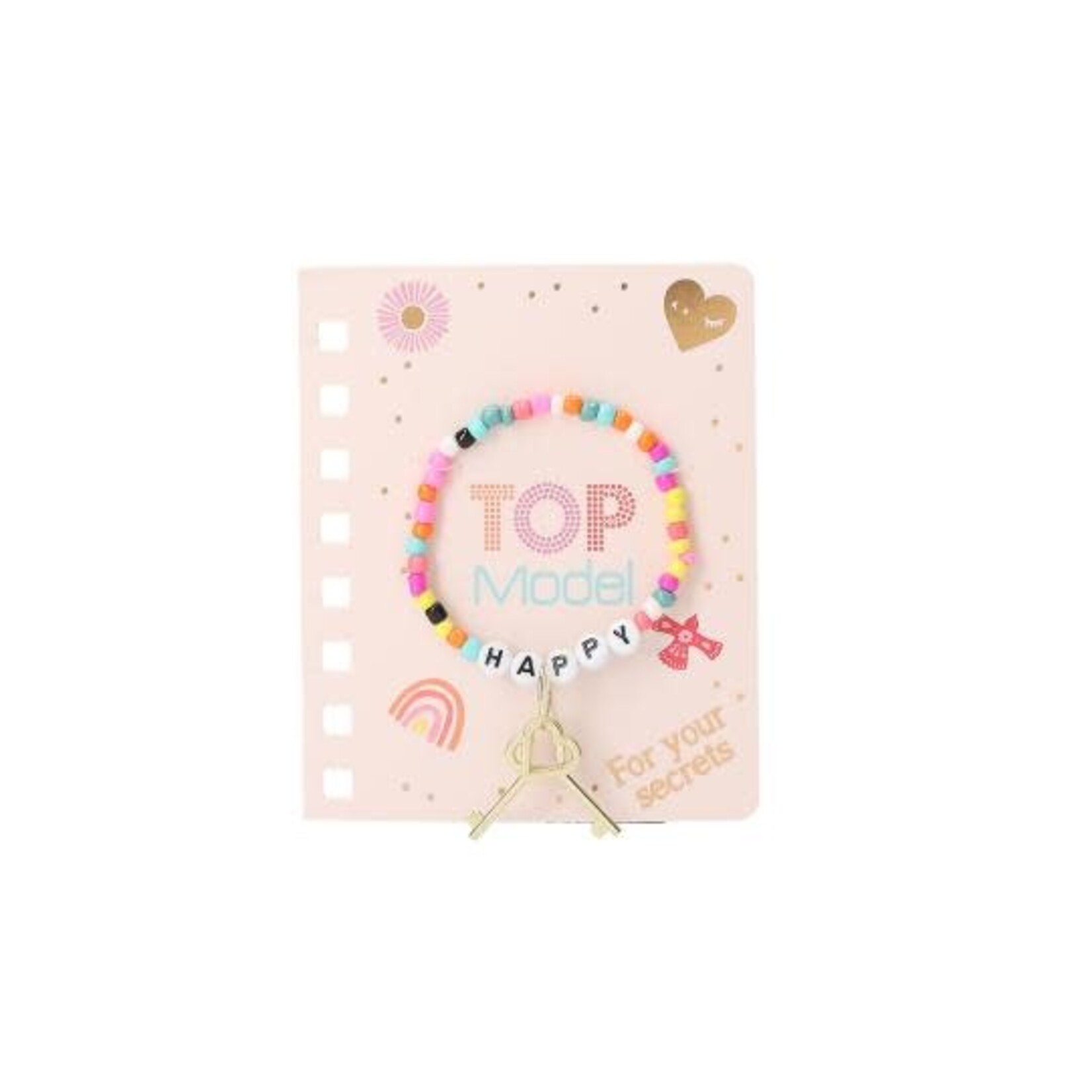 Topmodel TOPModel Dagboek met Slot en Armband