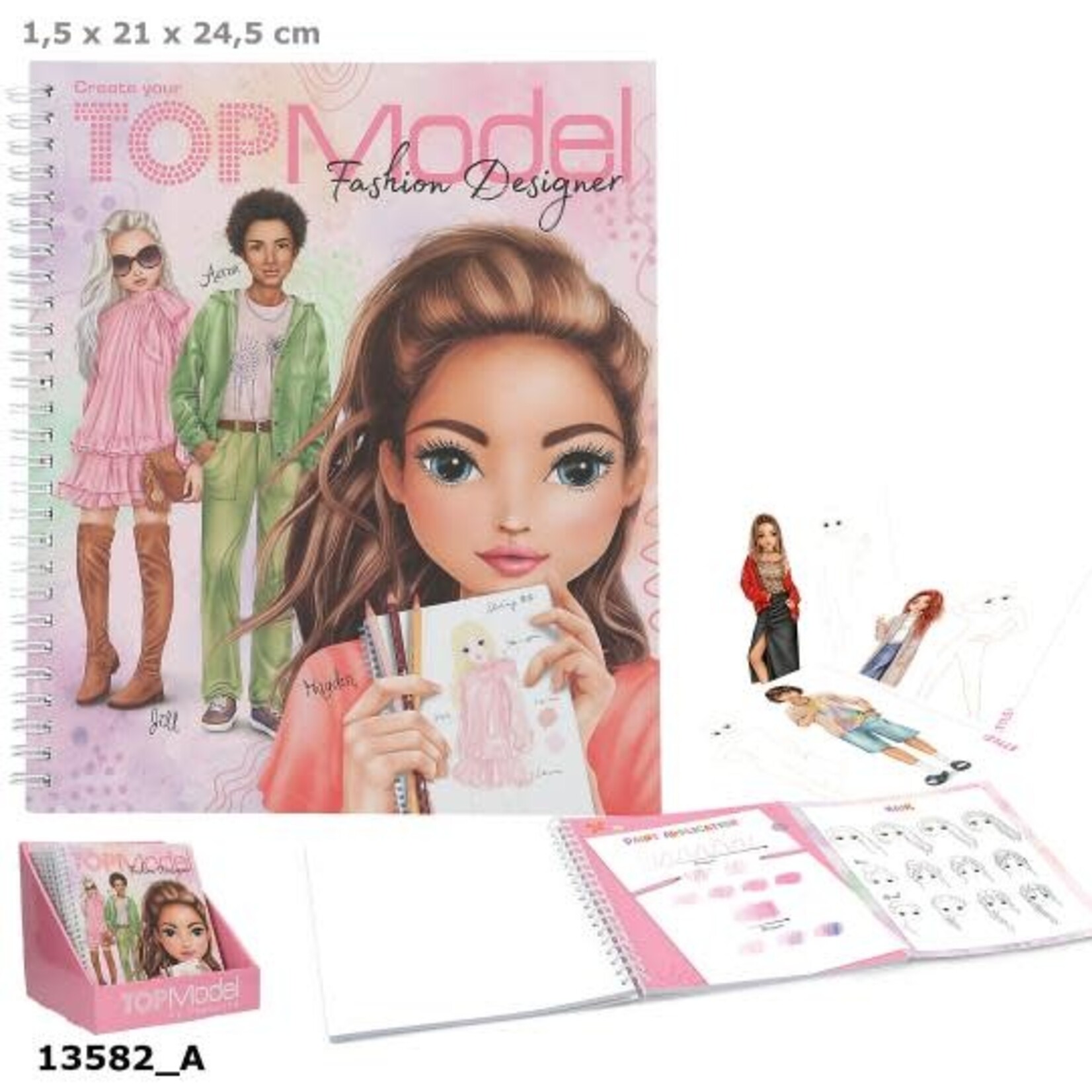 Topmodel Maak uw TOPModel kleurboek