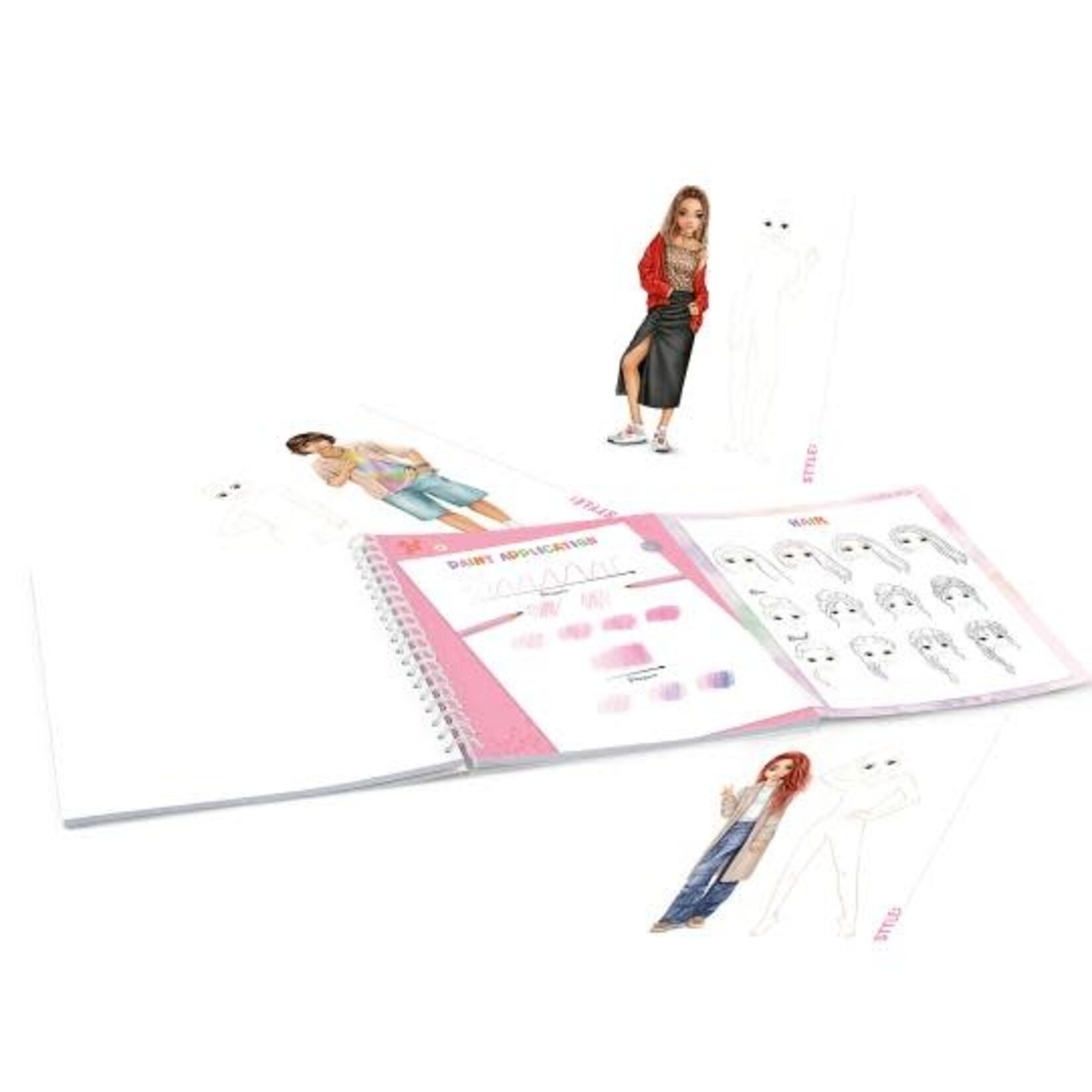 Topmodel Maak uw TOPModel kleurboek