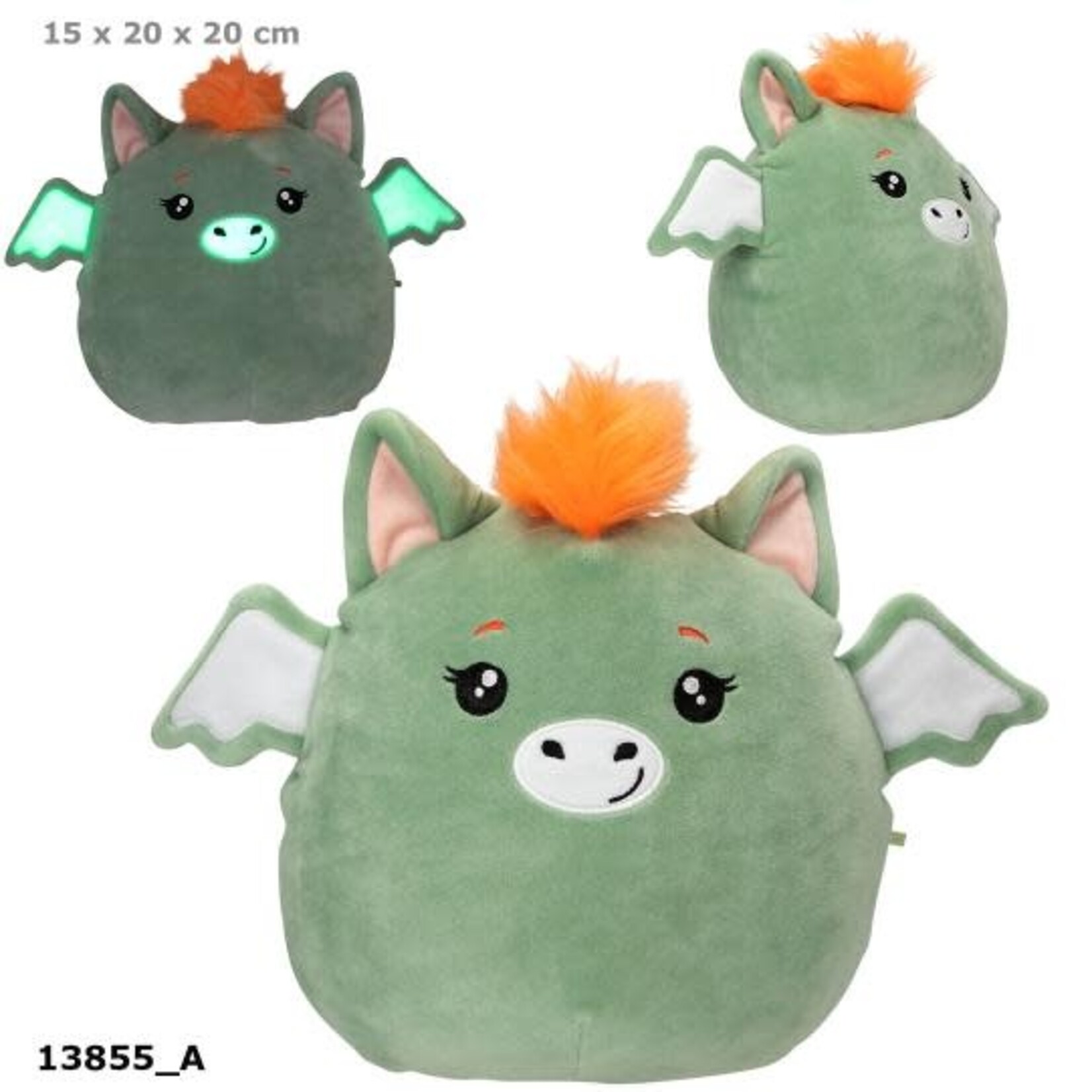 Topmodel Ylvi Swoppies Pluche Draak 20 cm