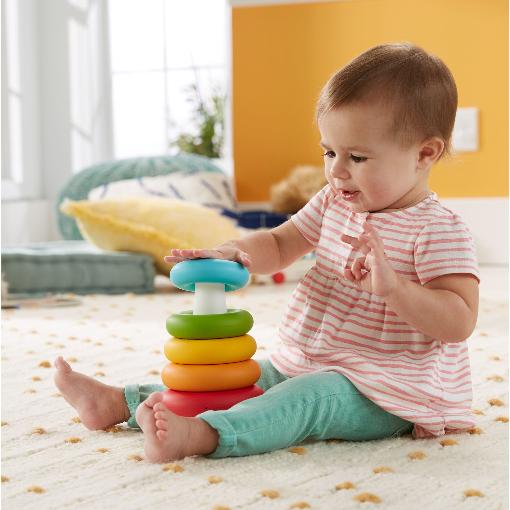 Fisher Price FP KLEUREN RING PIRAMIDE