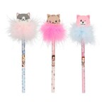 Topmodel TOPModel potlood met gumtopper CAT LOVE