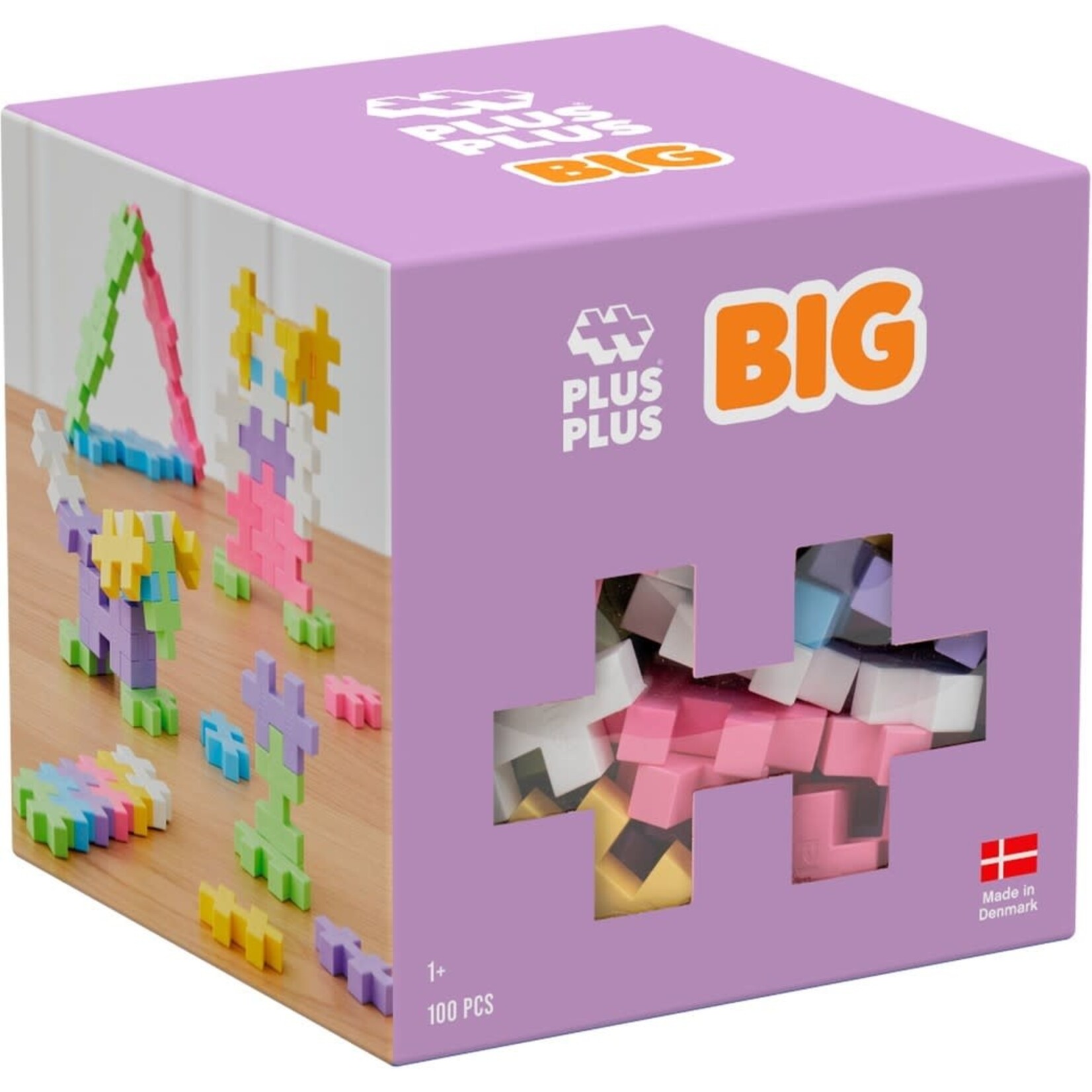 Plus Plus Pastel BIG Plus-Plus: 100 stuks