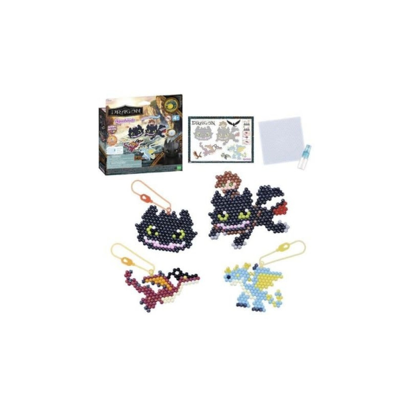 Aquabeads Aquabeads Hoe train je een draak - sleutelring set