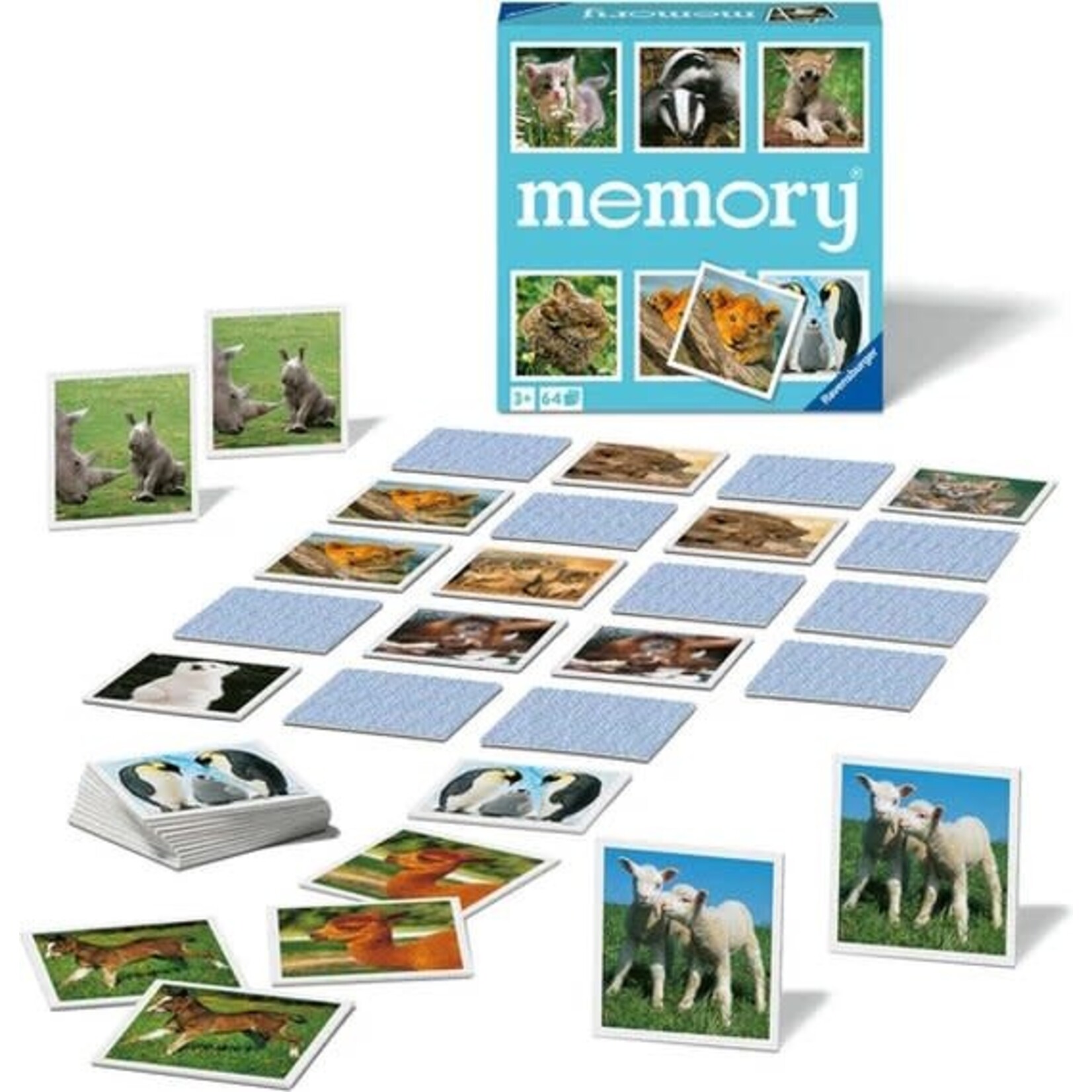 Ravensburger SPEL MEMORY BABY DIEREN