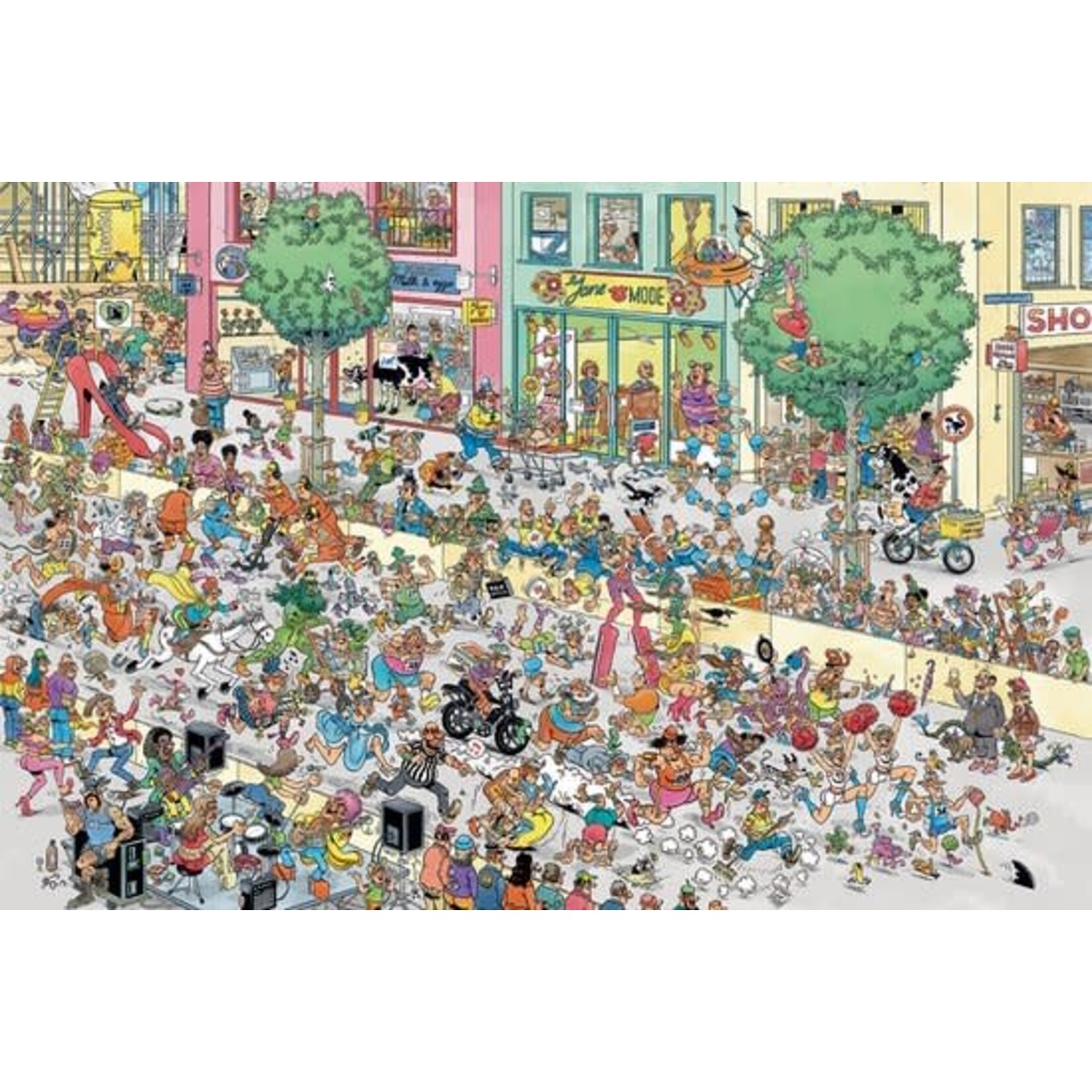Jumbo PUZZEL Een Naaldhak te Hoog – Jan van Haasteren (1500)