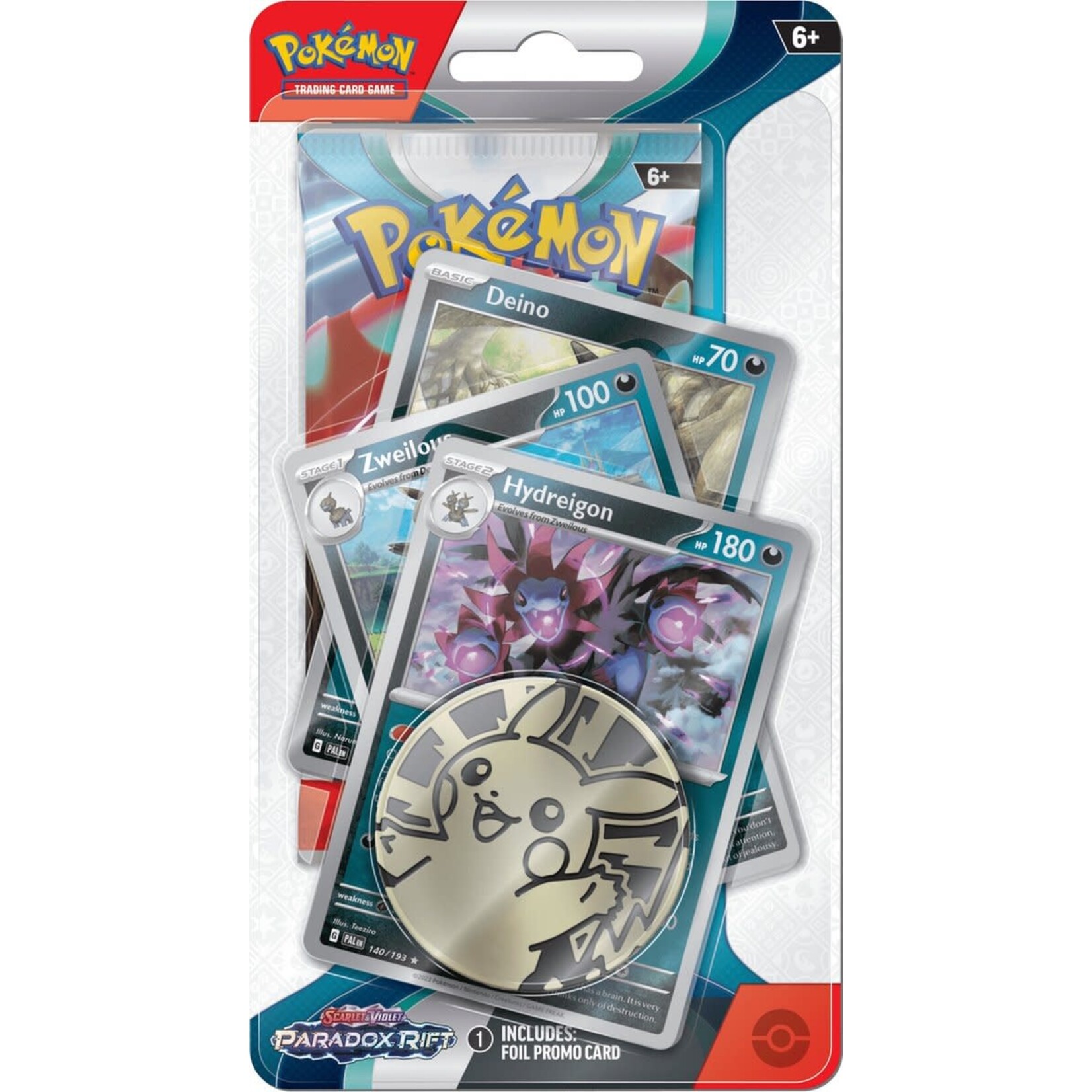 pokemon Pokémon TCG: Paradoxrift (SV04) - Premium  Checklane Blister