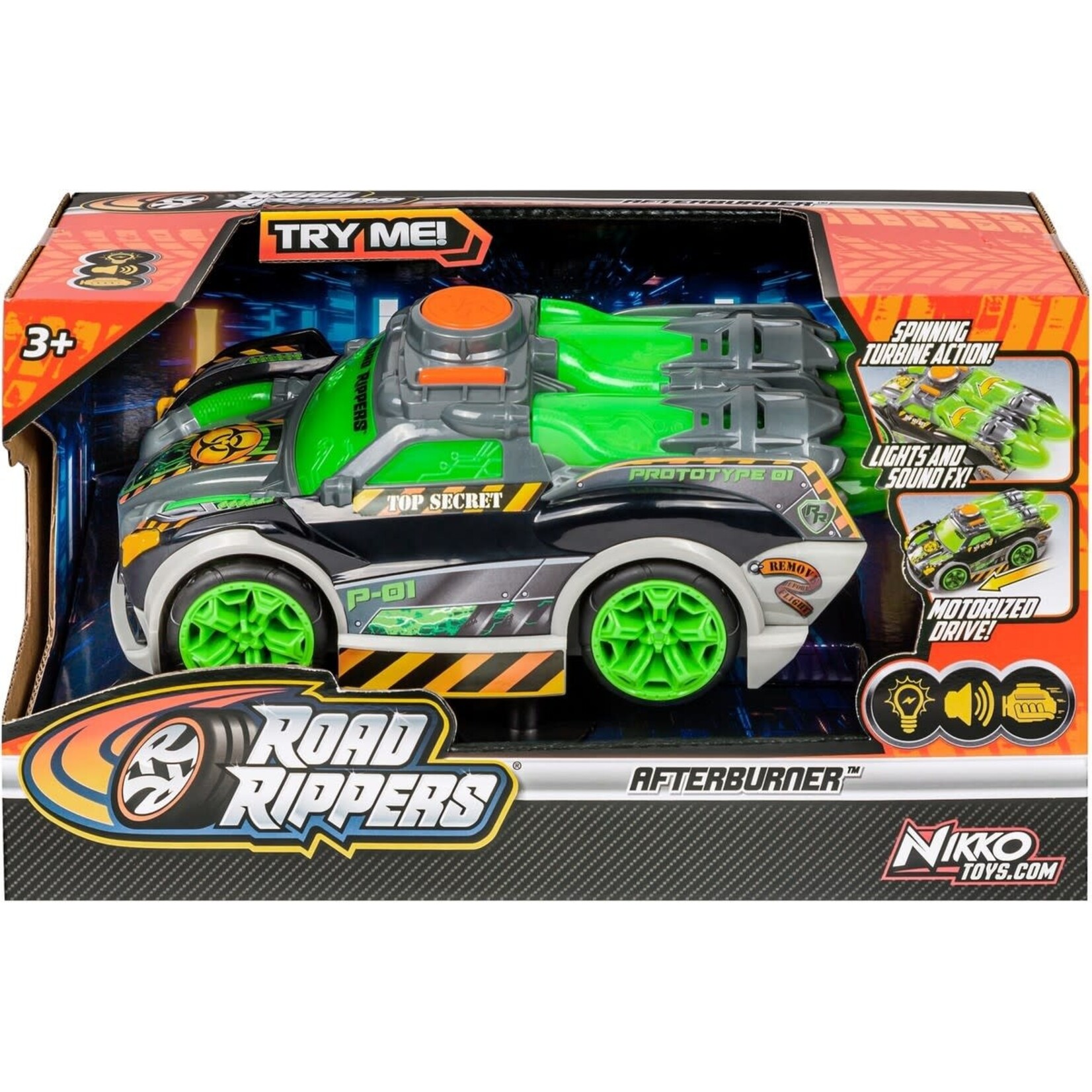 Nikko Nikko Road Rippers Afterburner: Mean Green