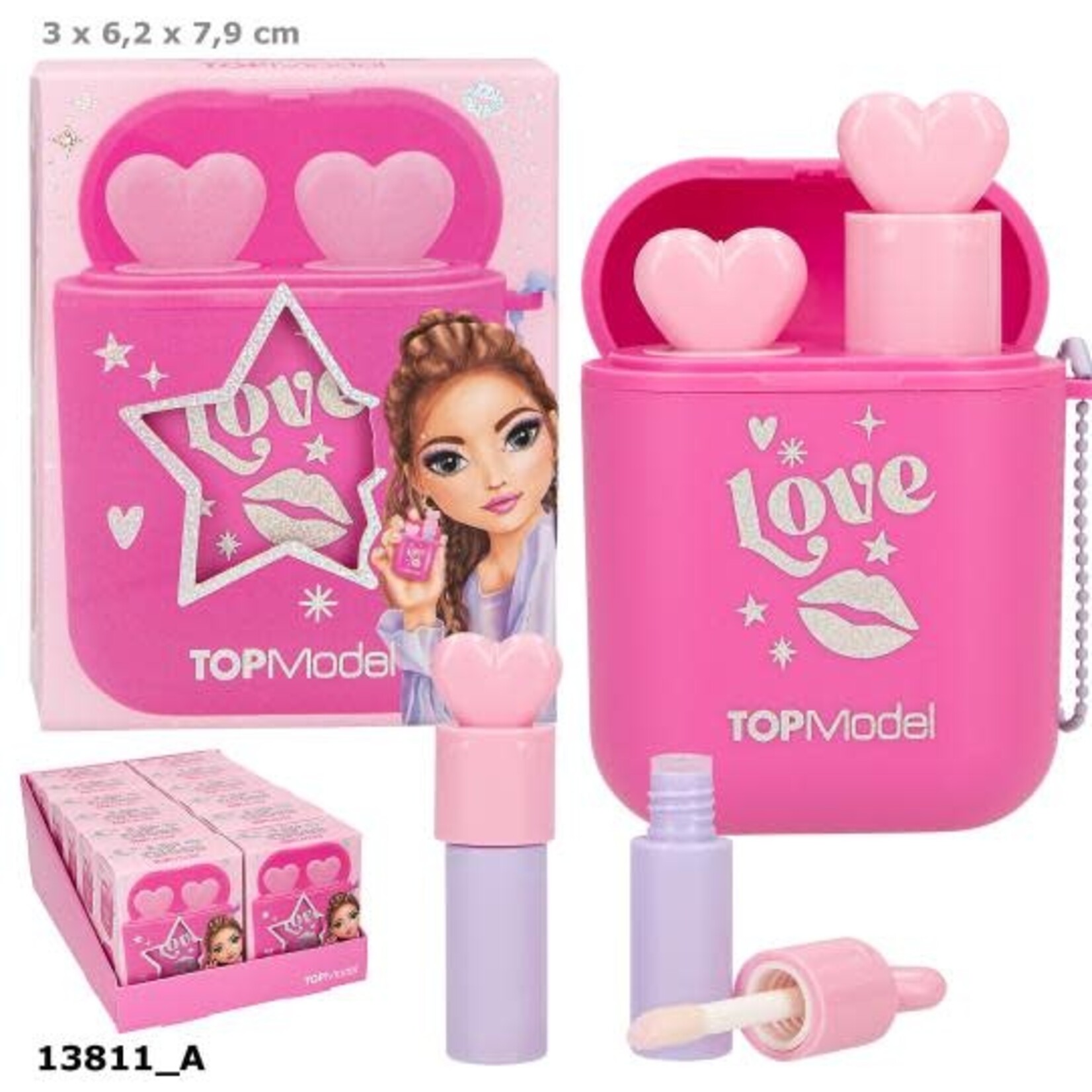 Topmodel TOPModel lipgloss in oordopjes doosje BEAUTY and ME