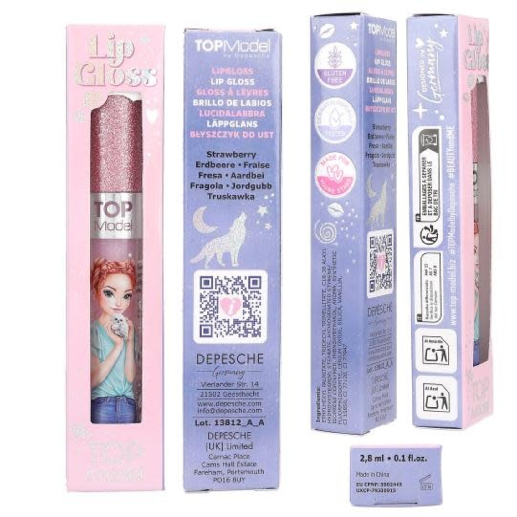 Topmodel TOPModel lipgloss BEAUTY and ME (per stuk)