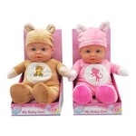 Mother Love Motherlove zachte babypop 31 cm kat/beer (per stuk)
