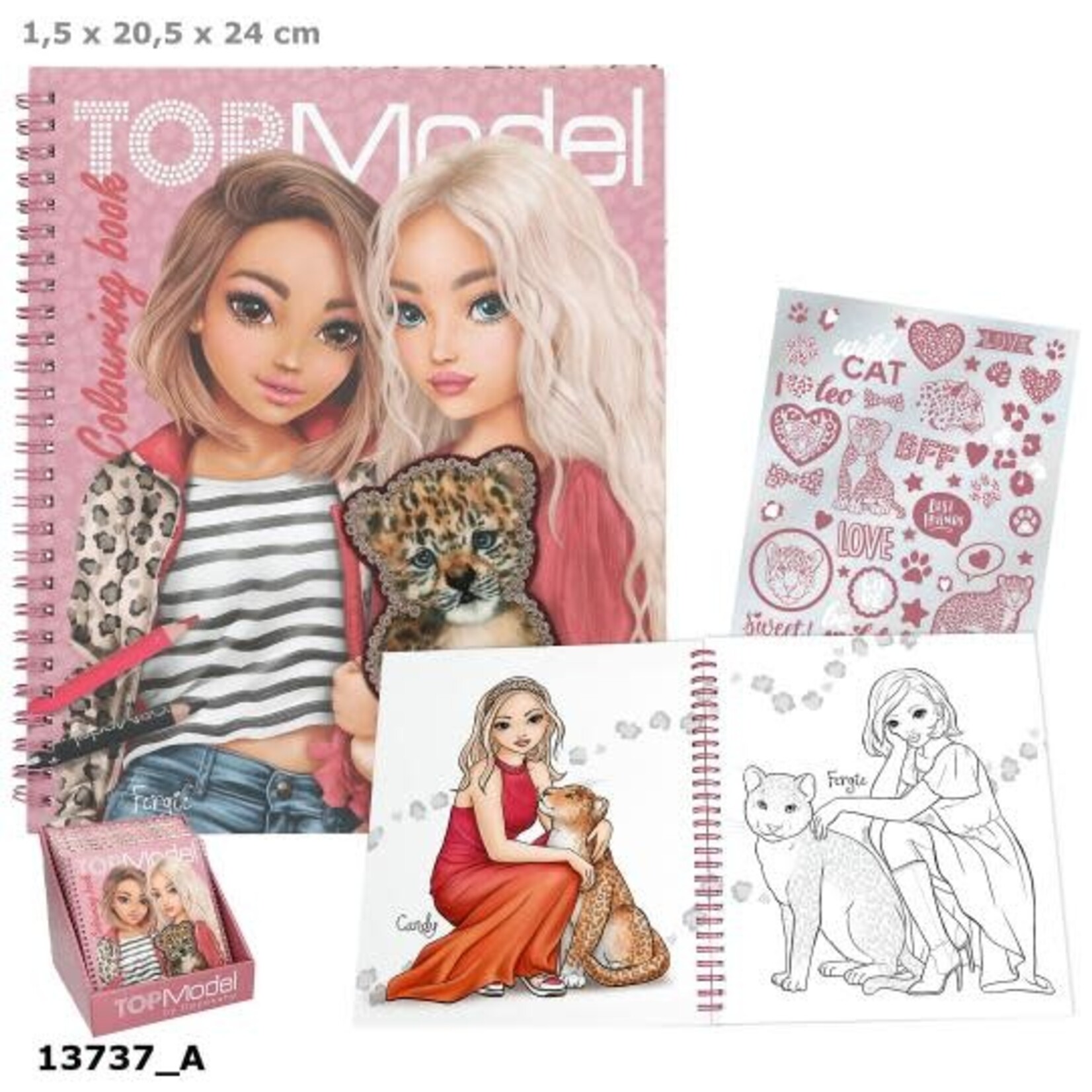 Topmodel TOPModel kleurboek LEOHEART