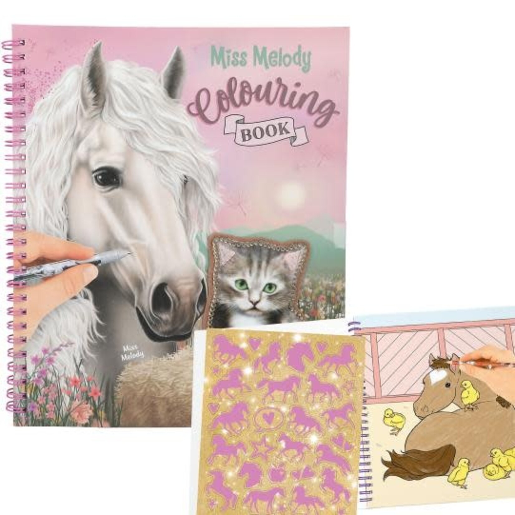 Miss Melody Miss Melody kleurboek met pailletten
