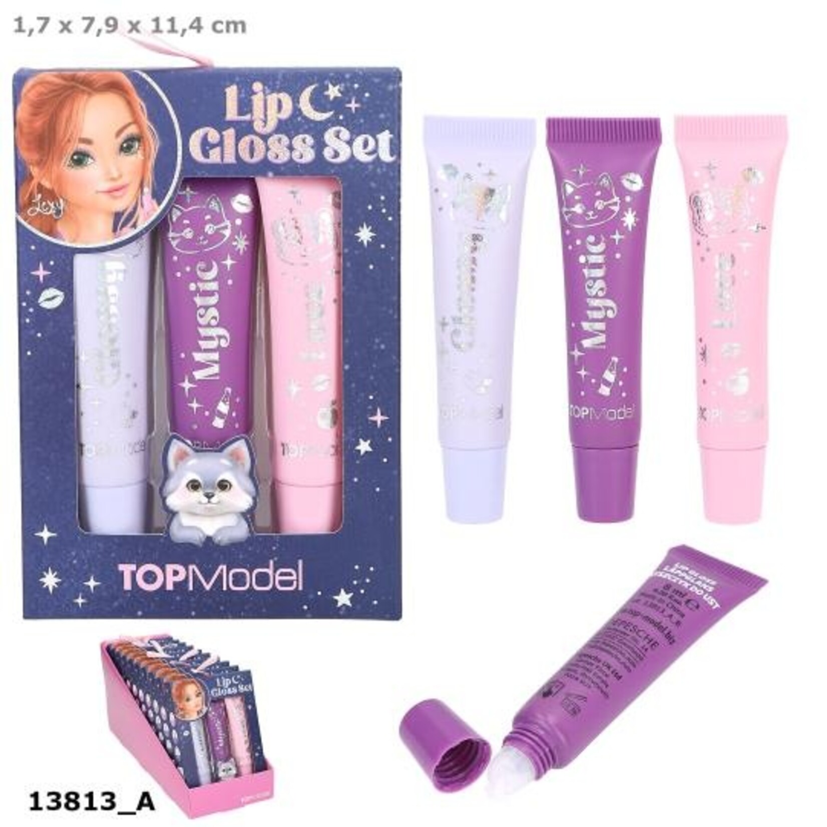 Topmodel TOPModel lipgloss set van 3 BEAUTY and ME