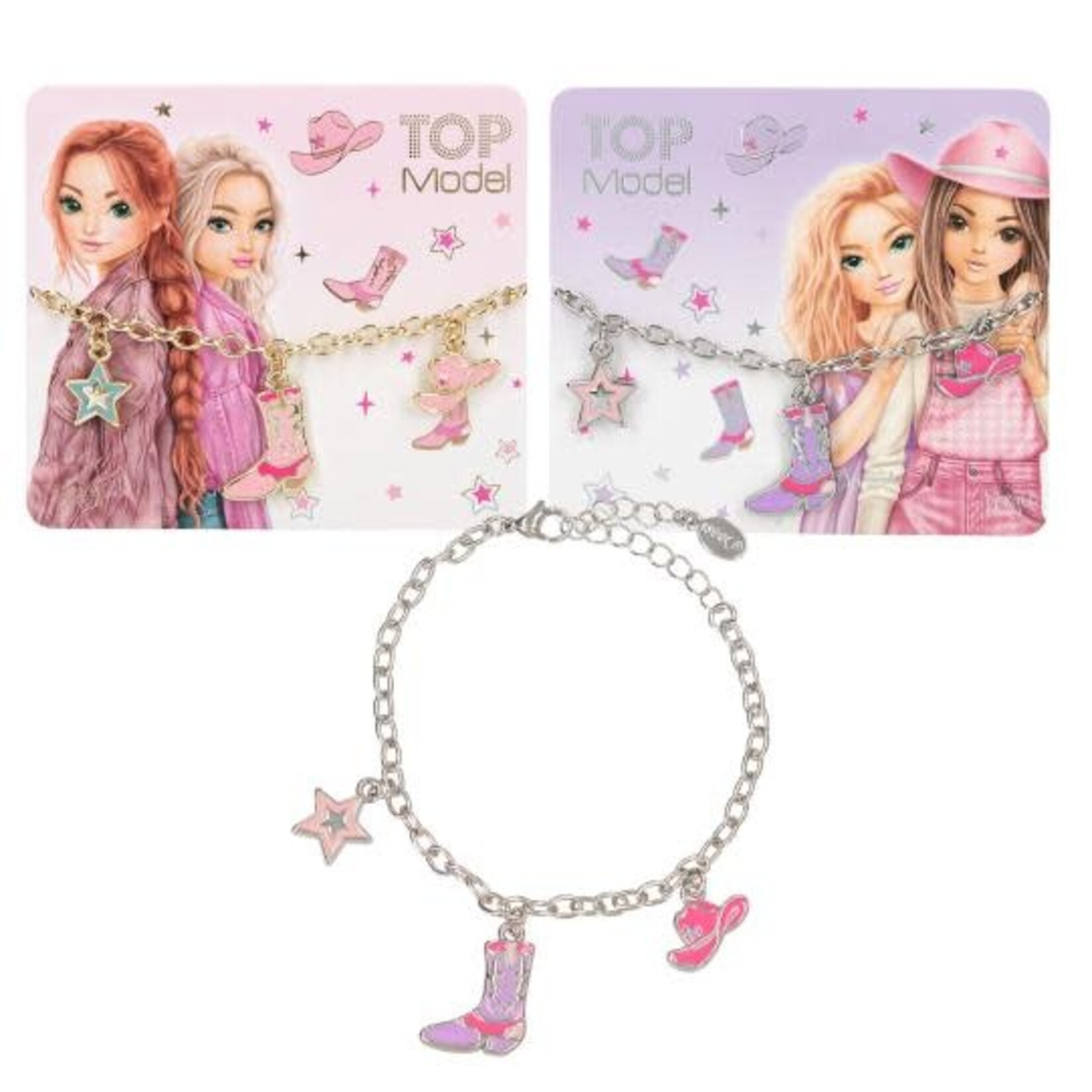 Topmodel TOPModel armband met bedels COWGIRL (per stuk)