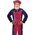 Geen Merk Pietenpak met muts paars roze 6-8 jaar