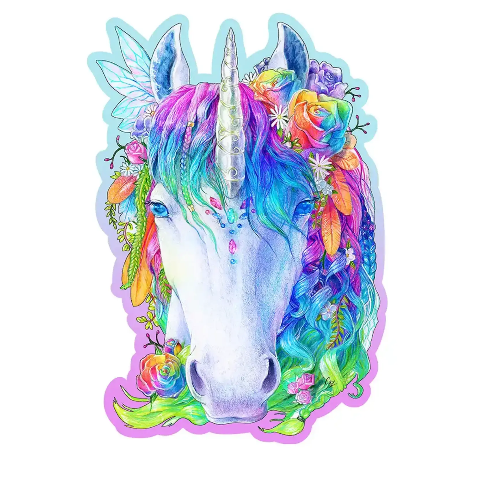Wooden City Houten Legpuzzel Stylish unicorn 150 pcs