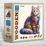 Wooden City Houten Legpuzzel NEW Soft Cat 150 pcs