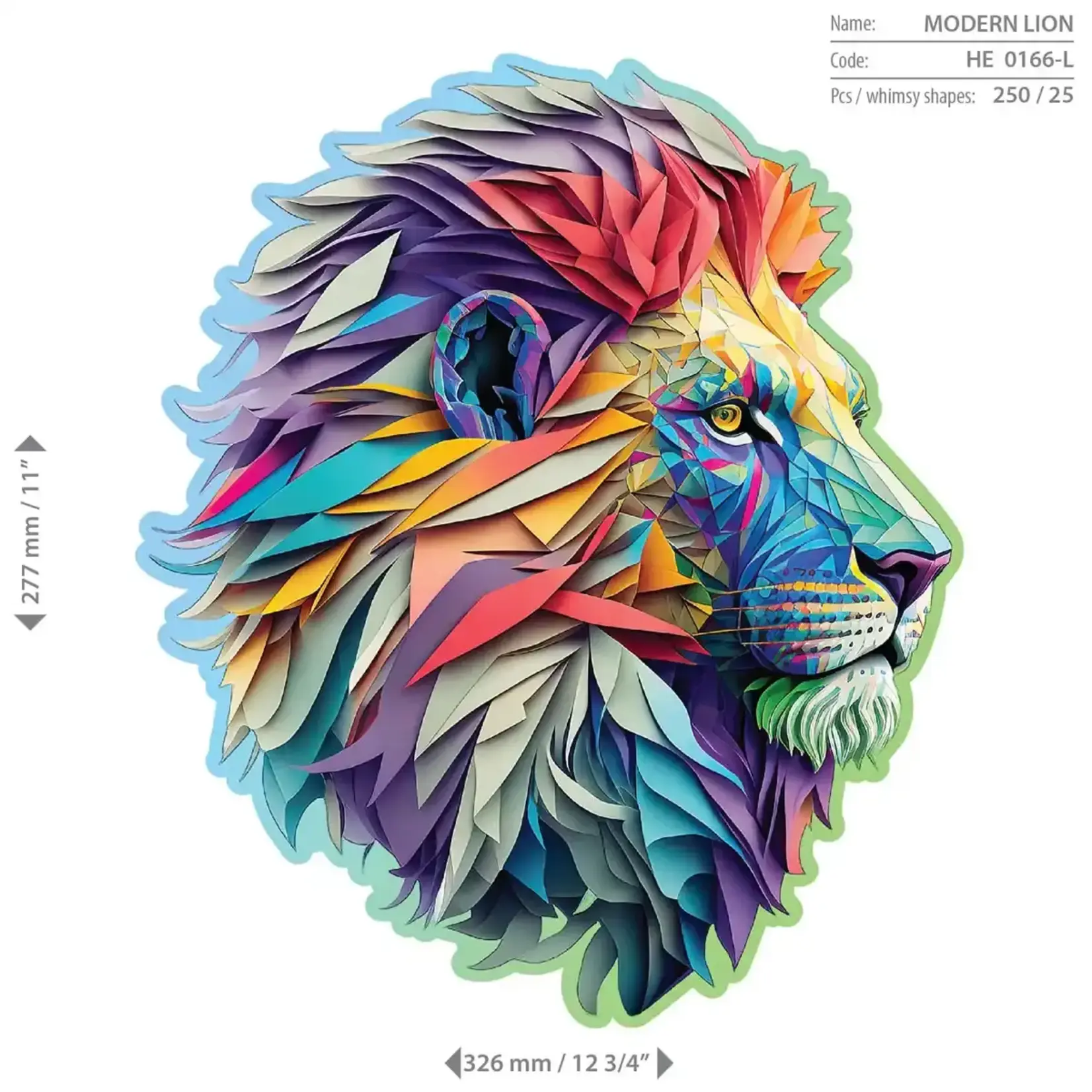Wooden City Houten Legpuzzel Modern Lion 250 pcs