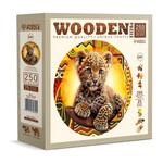 Wooden City Houten Legpuzzel NEW Cute Little Leopard 250 pcs