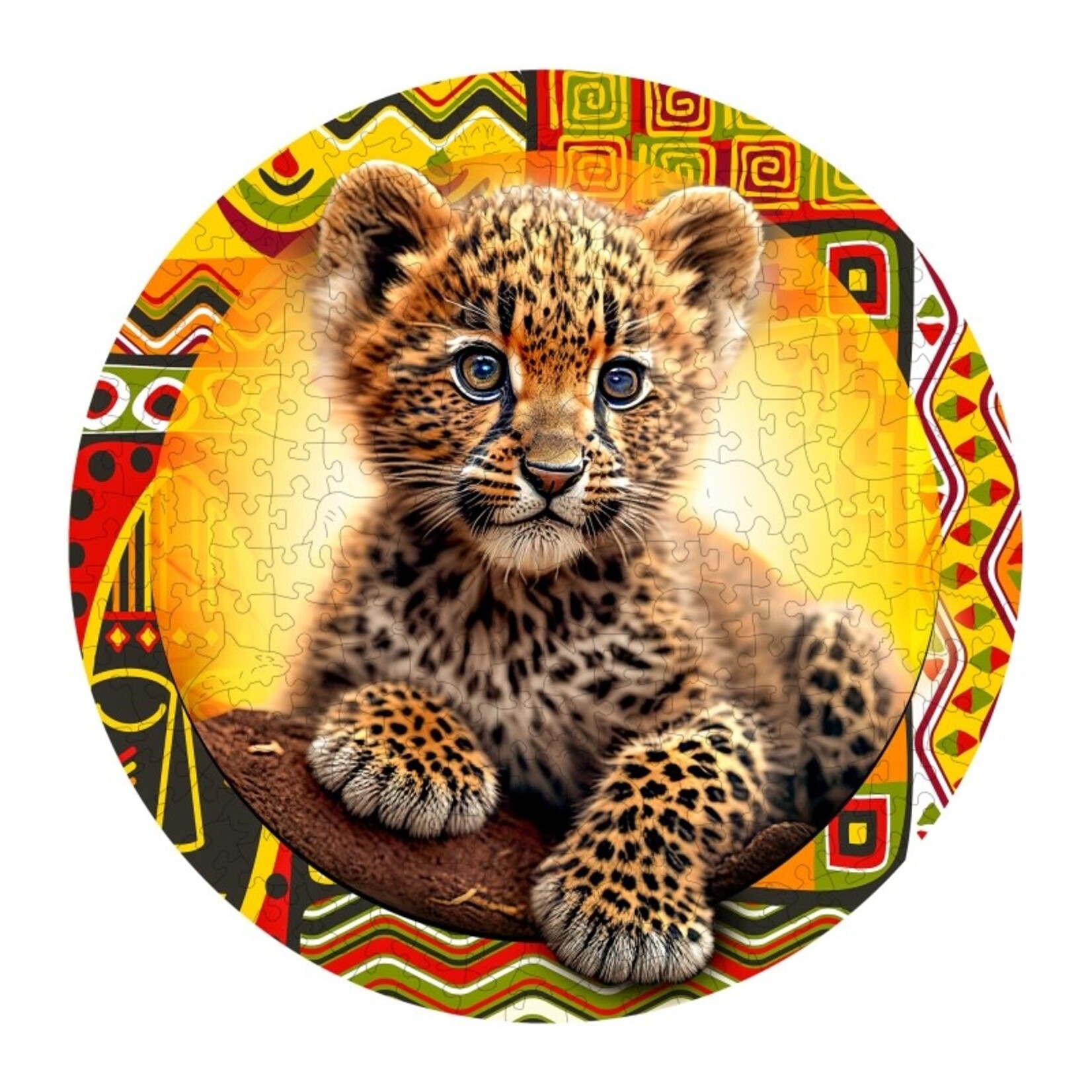 Wooden City Houten Legpuzzel NEW Cute Little Leopard 250 pcs