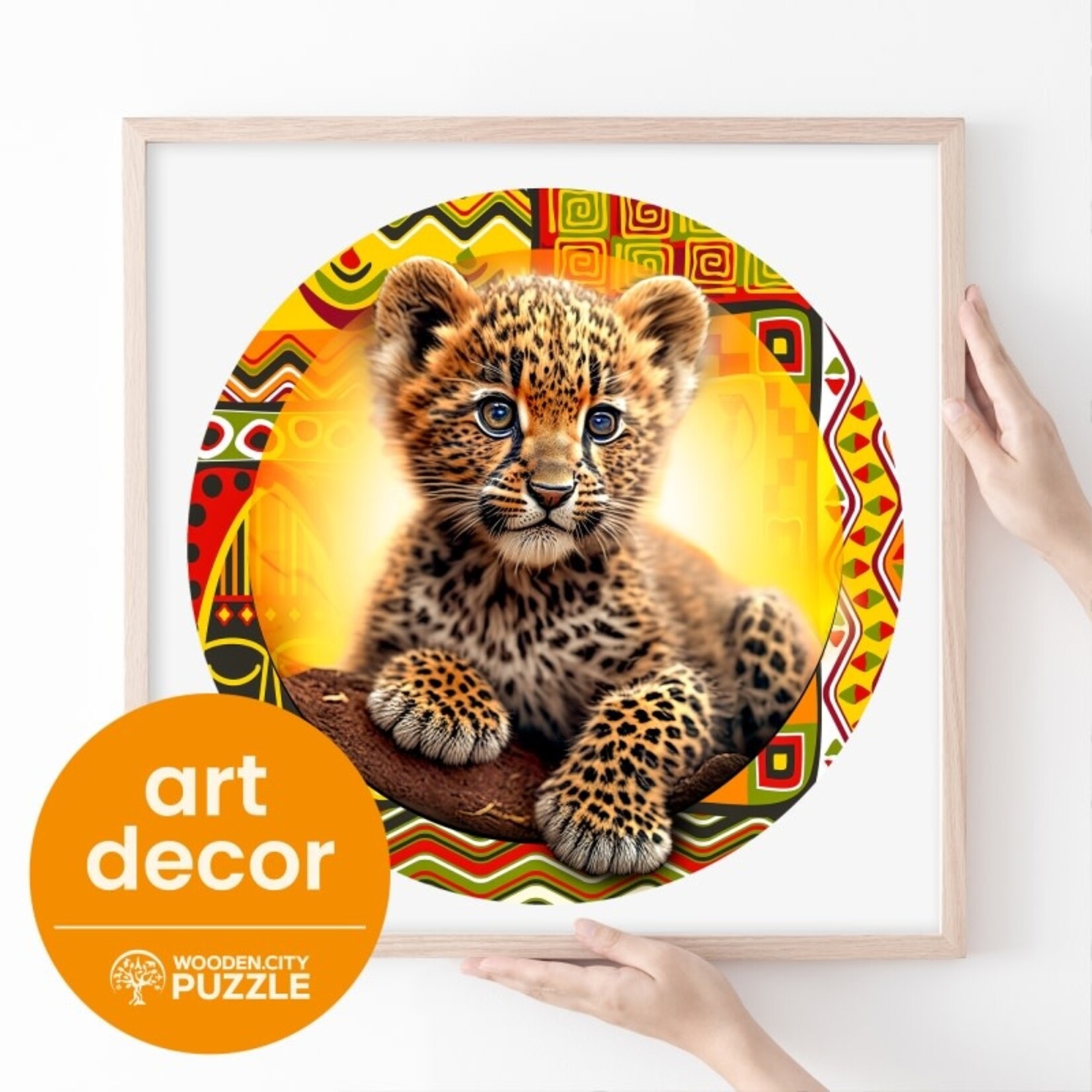Wooden City Houten Legpuzzel NEW Cute Little Leopard 250 pcs