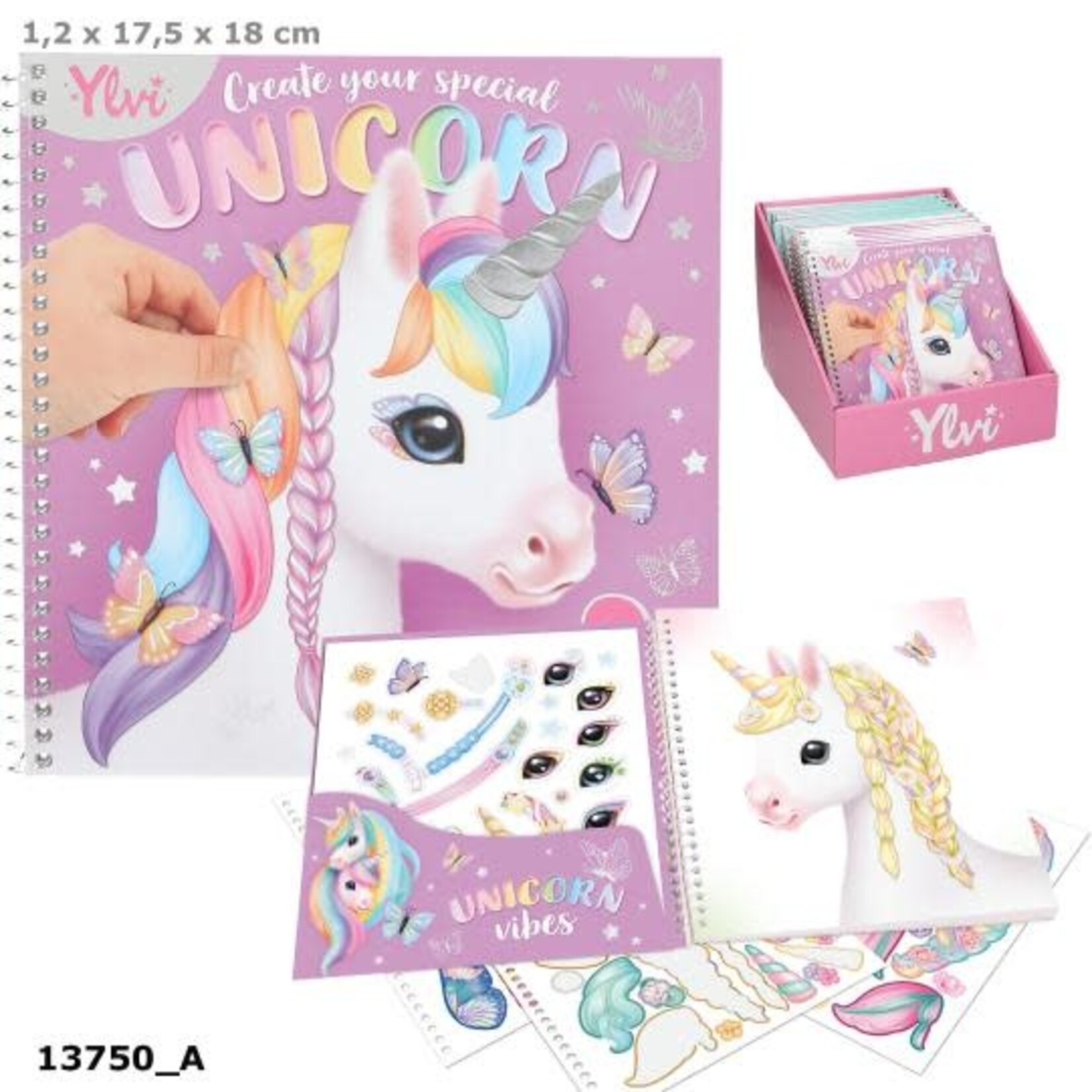 Ylvi Ylvi Create Your Special Unicorn Dress Me Up