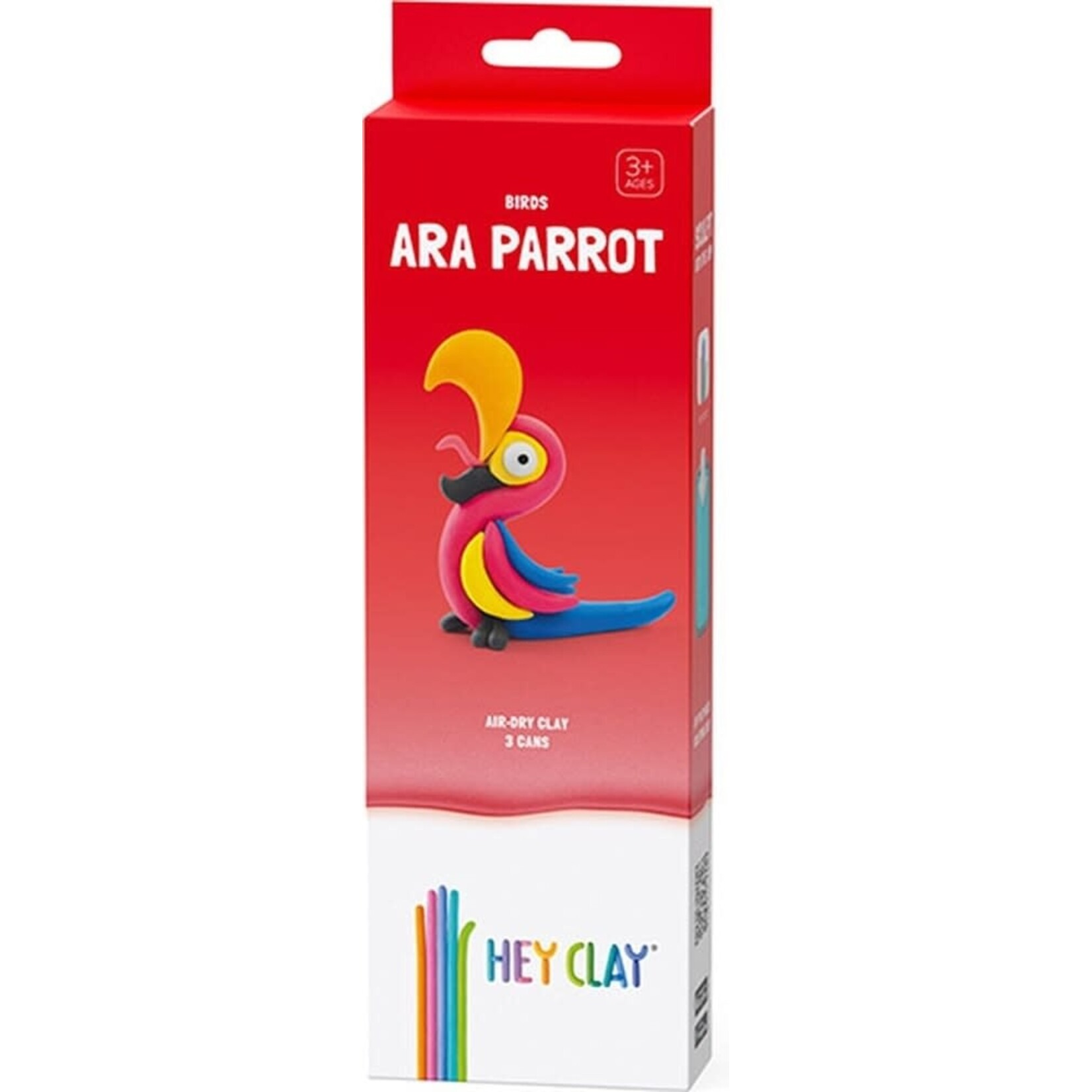 HeyClay Hey-Clay Ara Parrot 3 Cans Boetseerklei