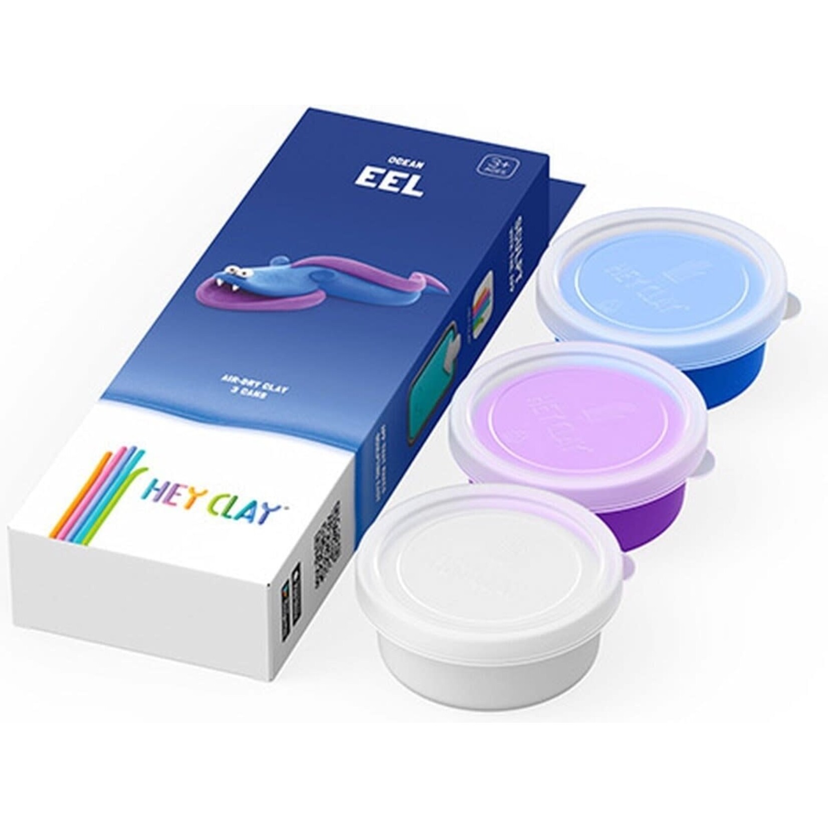 HeyClay Hey-Clay Eel 3 Cans Boetseerklei